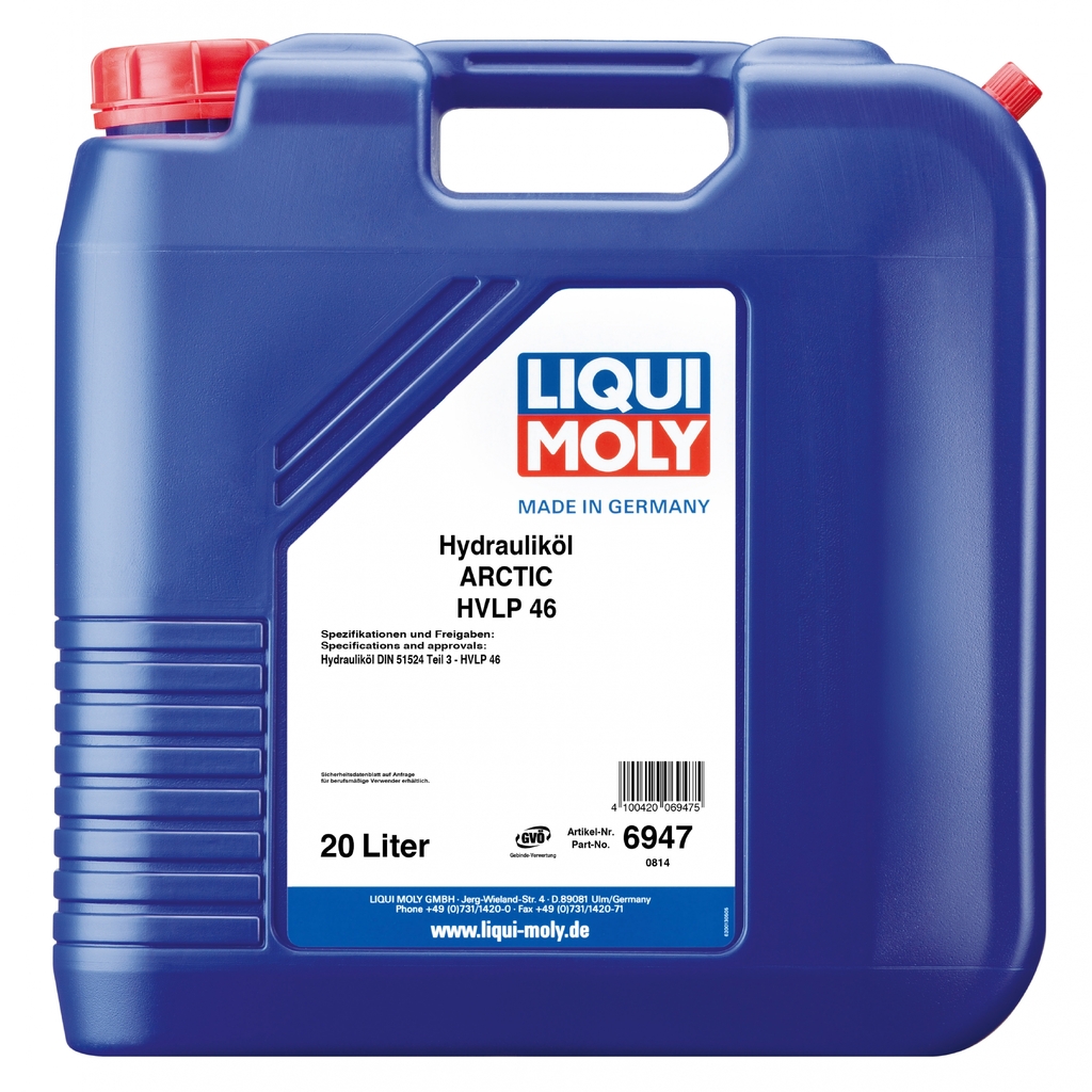 Минеральное гидравлическое масло LIQUI MOLY Hydraulikoil Arctic HVLP 46 20л 6947