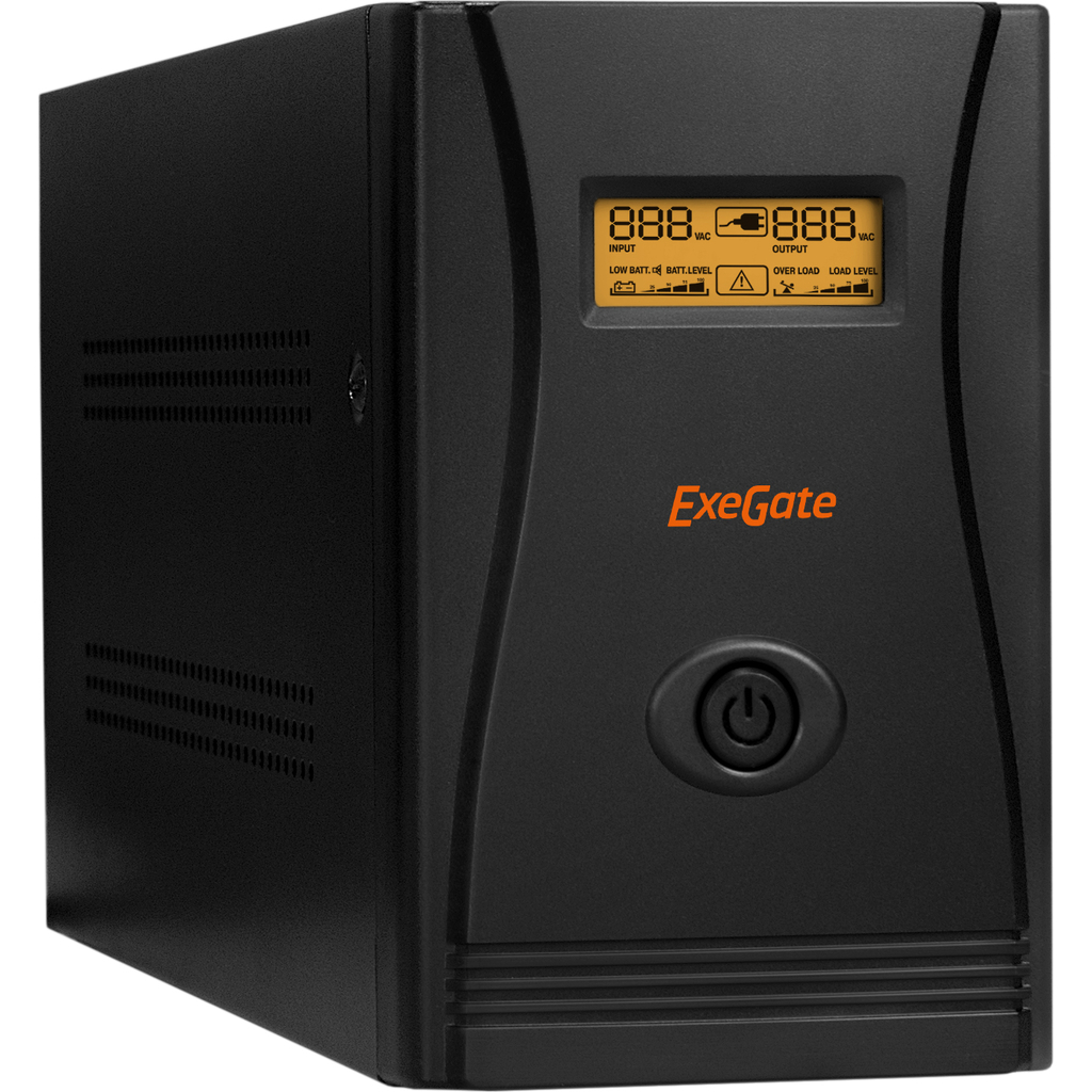 Источник бесперебойного питания ExeGate SpecialPro Smart LLB-1500.LCD.AVR.EURO.RJ.USB <1500VA/950W, LCD, AVR, 4евро, RJ45/11, USB> 212520