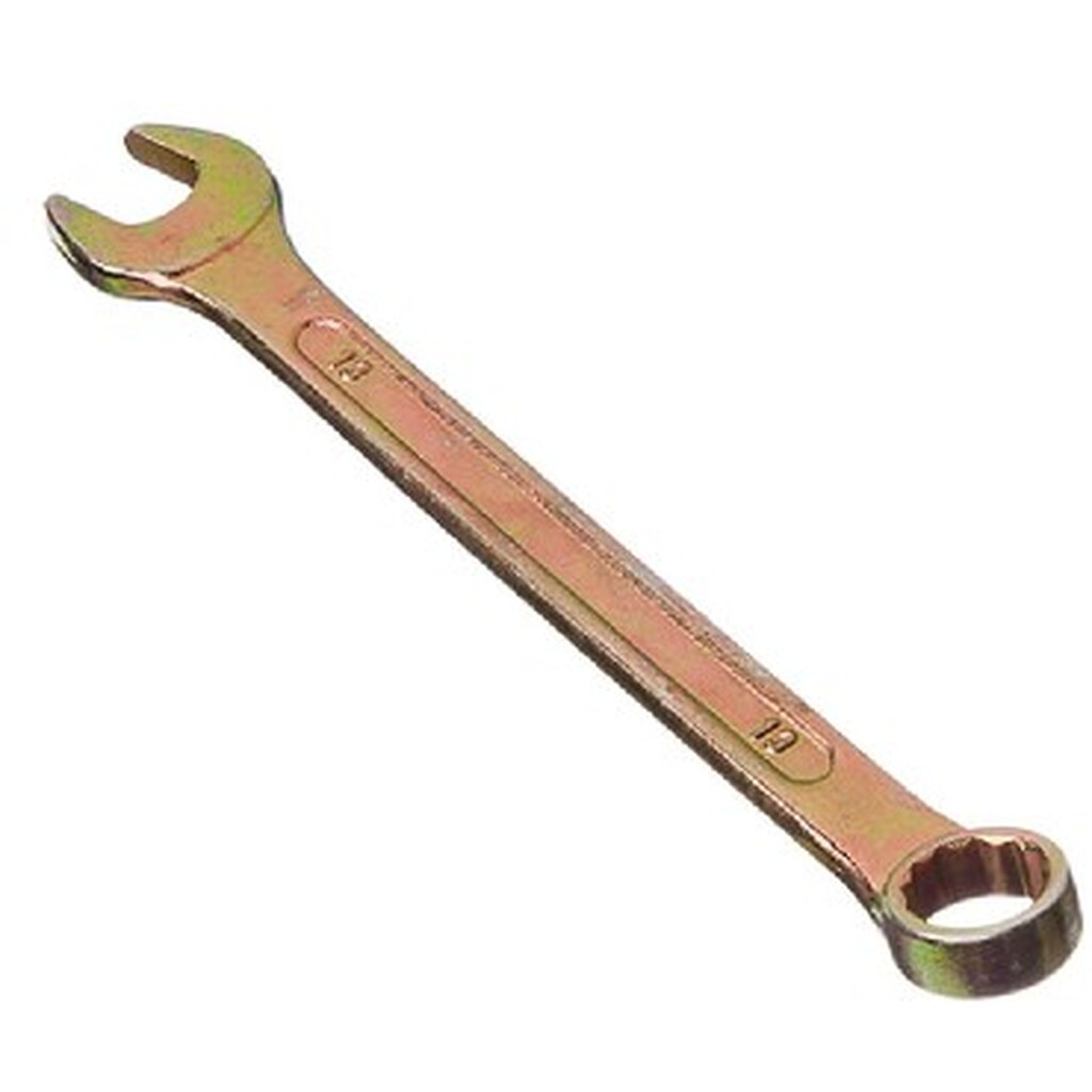 Набор инструмента ЕРМАК (736-052) Ключ рожково-накидной, 13мм, желтый цинк
