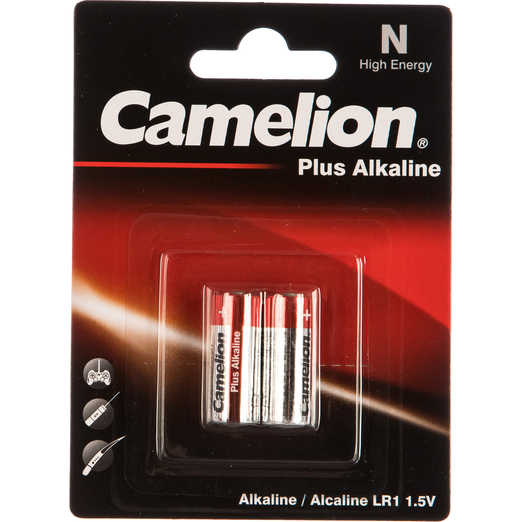 Батарейка 1.5В Camelion, LR1 Alkaline BL-2, 2605