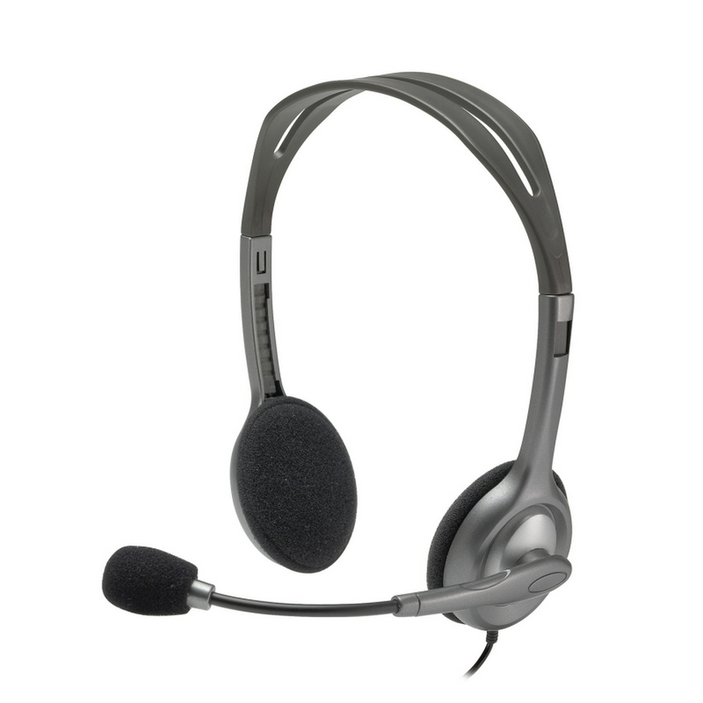 Гарнитура Logitech Headset H110 gray (981-000472)