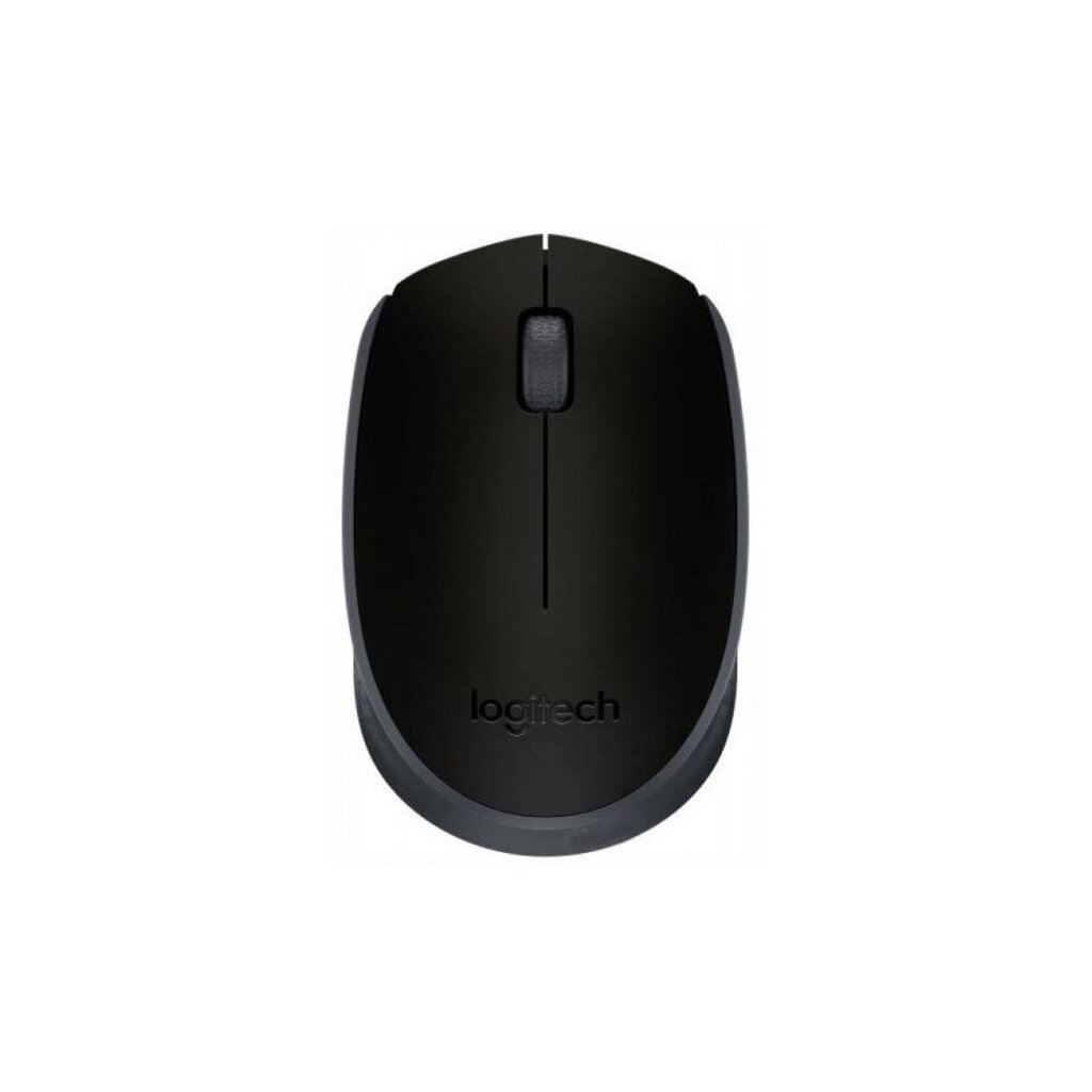 Мышь беспроводная Logitech M171 black (USB, оптическая, 1000dpi) (910-004643)