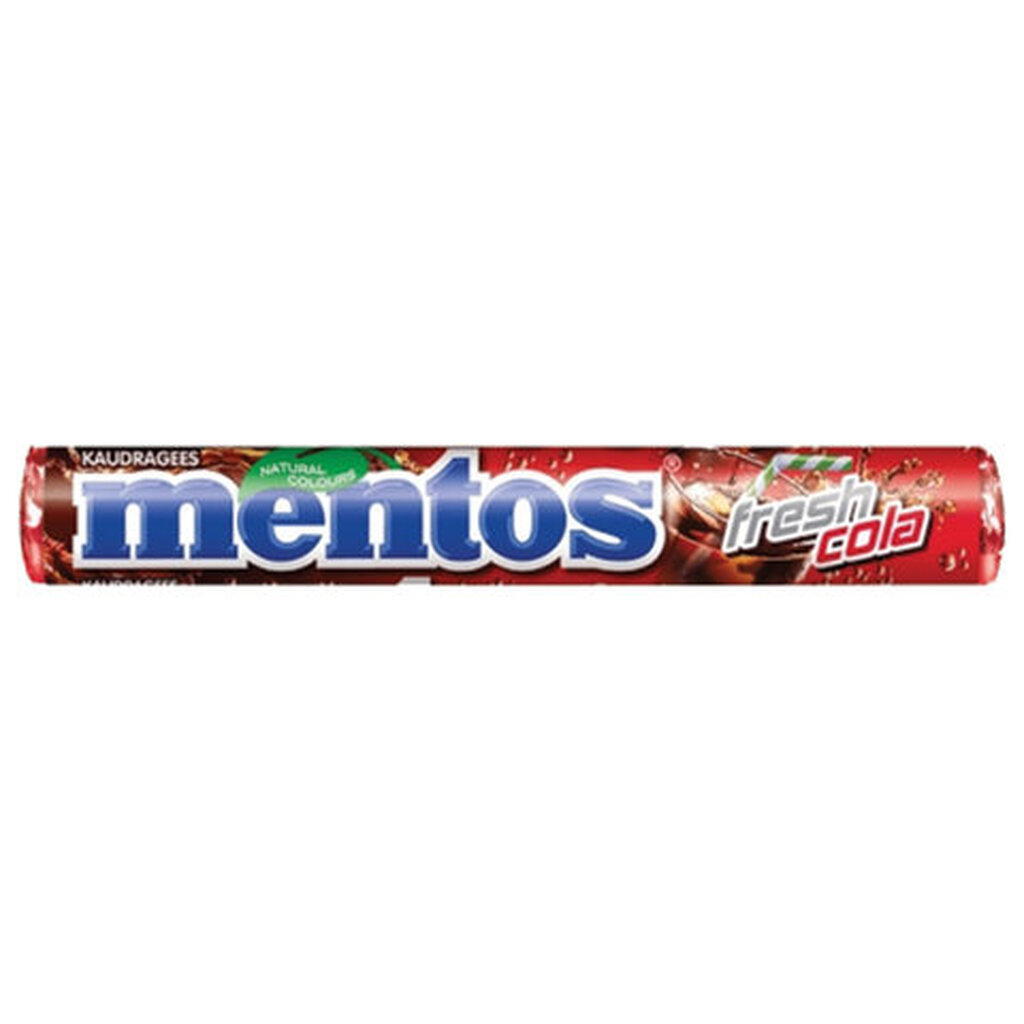 Жевательное драже MENTOS (Ментос) "Кола", 37 г, 88331