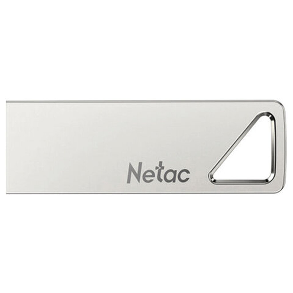 Флеш-диск 16GB NETAC U326, USB 2.0, металлический корпус, серебристый, NT03U326N-016G-20PN