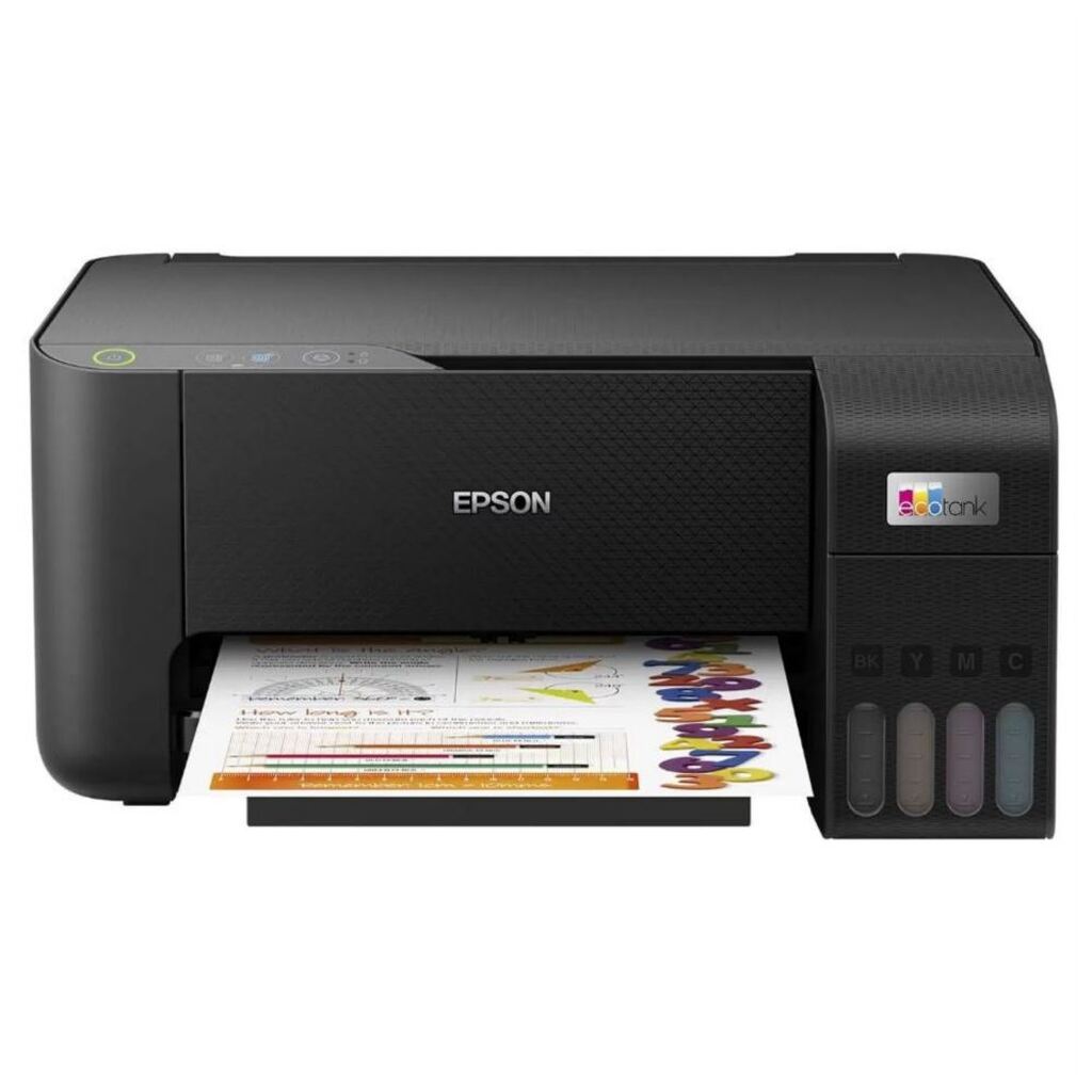 МФУ струйный Epson EcoTank L3210 (A4, принтер/сканер/копир, 5760x1440dpi, 33чб/15цв. ppm, СНПЧ, Ink103, USB) (C11CJ68405)