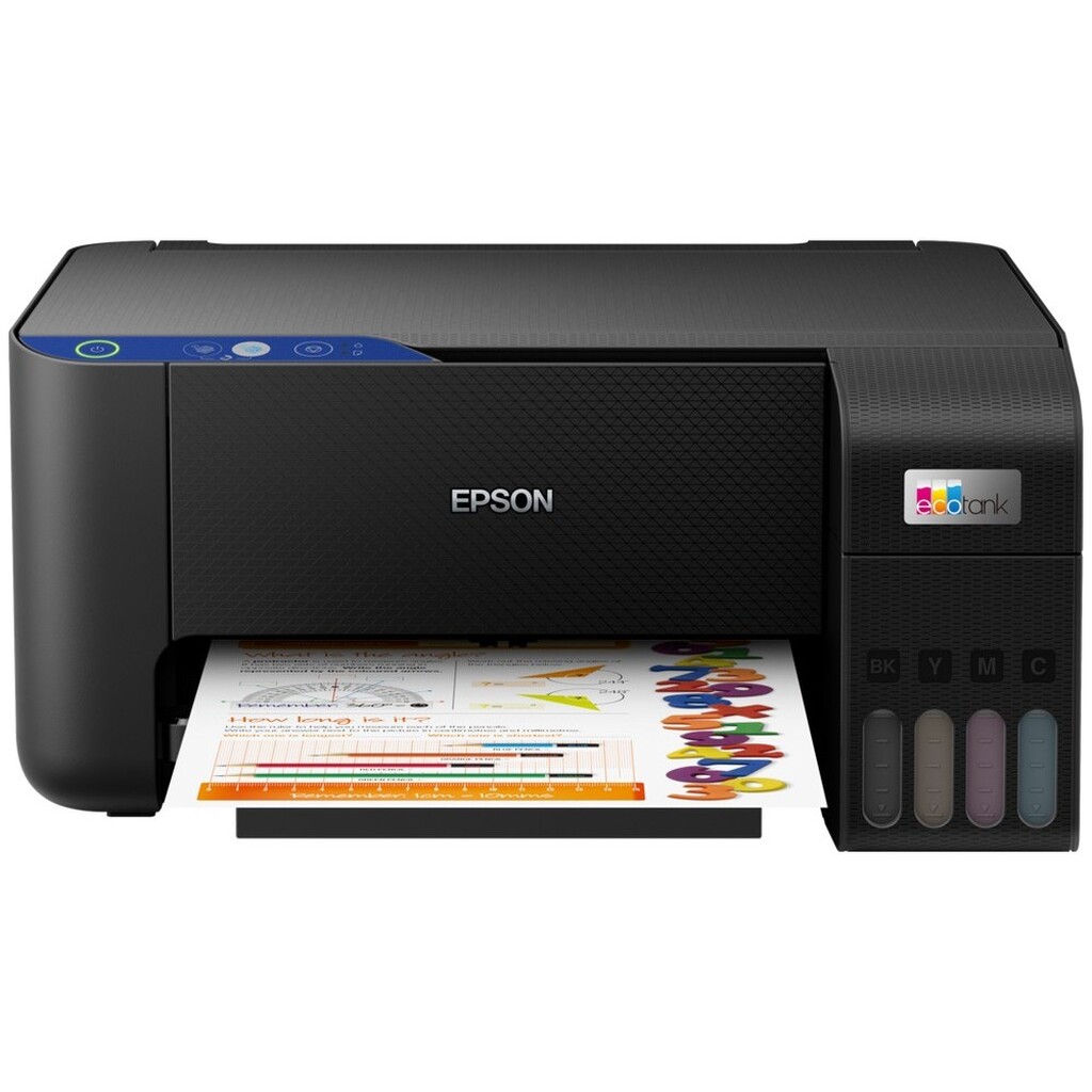 МФУ струйный Epson EcoTank L3211 (A4, принтер/сканер/копир, 5760x1440dpi, 33чб/15цв. ppm, СНПЧ, USB) (C11CJ68406)