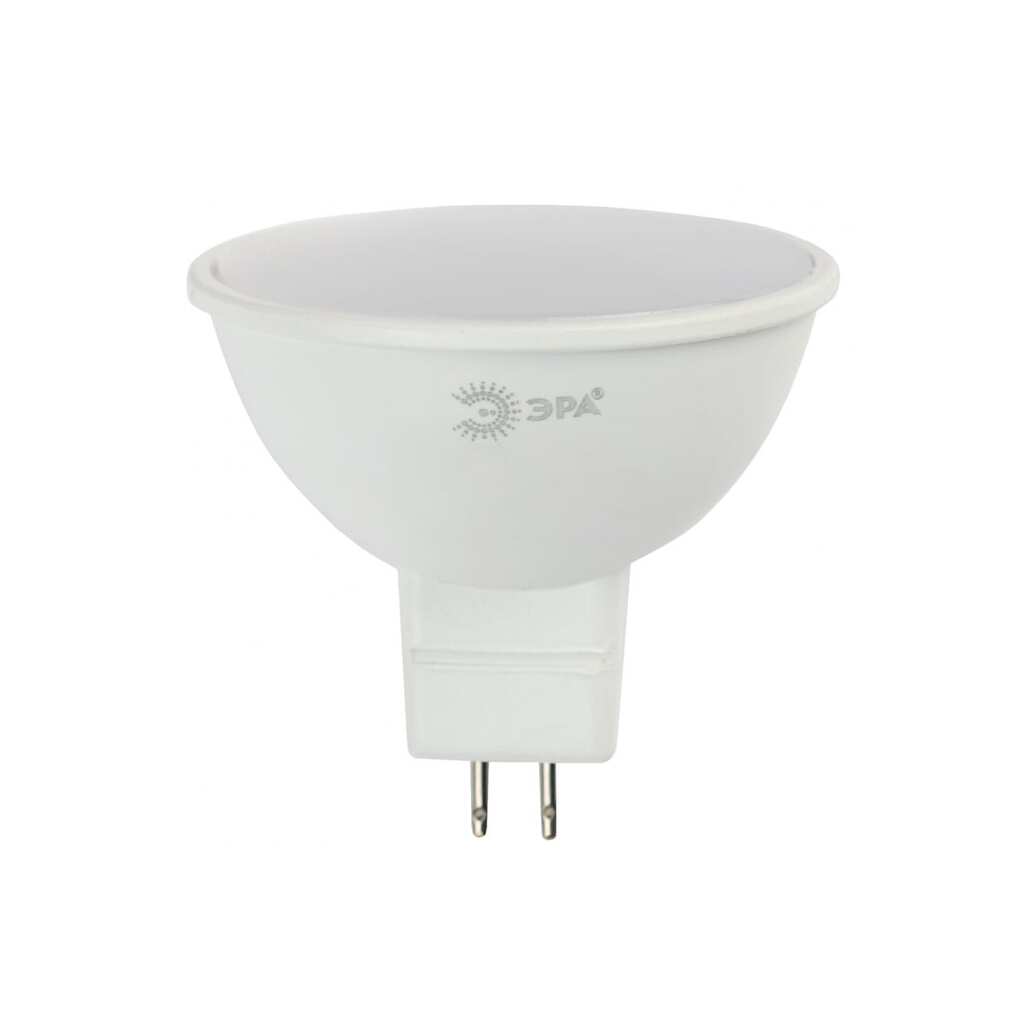 Светодиодная LED лампа ЭРА, MR16-6W-860-GU5.3 диод, софит, 6Вт, холодный, GU5.3 10/100/4200 Б0049069 ERA