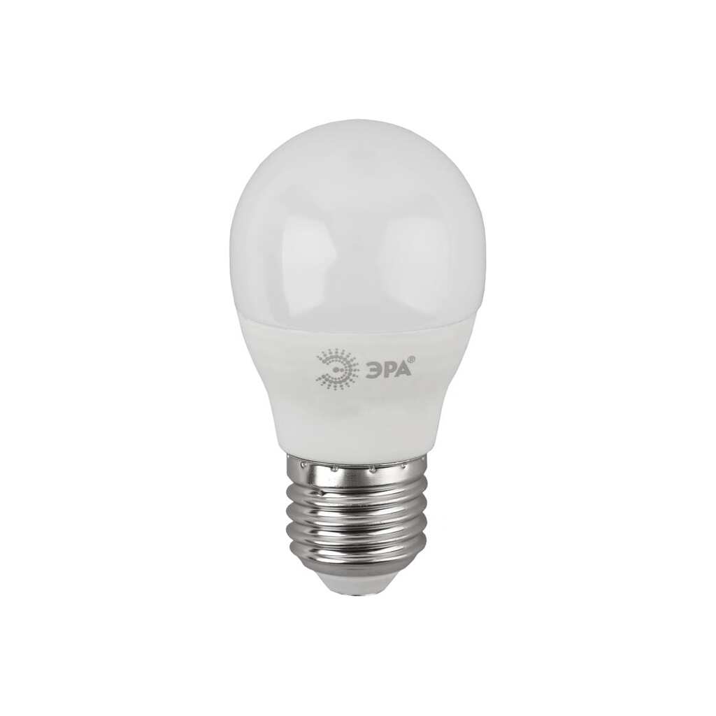 Светодиодная лампа ЭРА LED P45-11W-827-E27, шар, теплый Б0032987 ERA