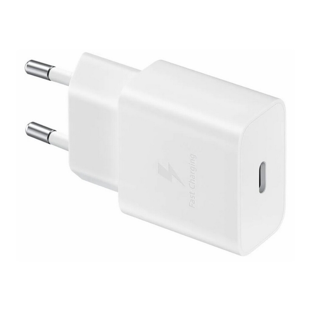 Сетевое зарядное устройство Samsung Adapter 15W Type C White (EP-T1510NWEGEU)