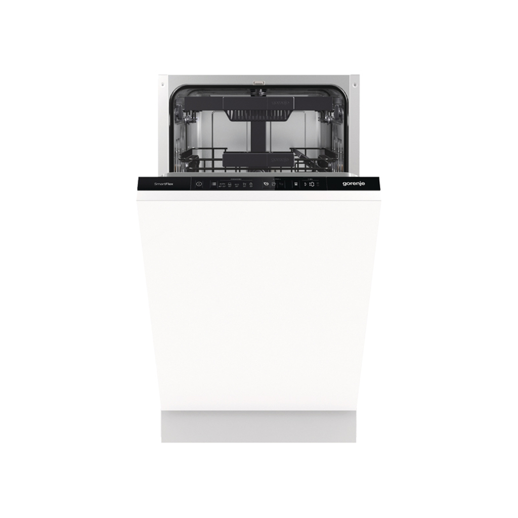 Встраиваемая посудомоечная машина Gorenje GV561D10,  узкая, ширина 44.8см, полновстраиваемая, загрузка 11 комплектов, белый 737468