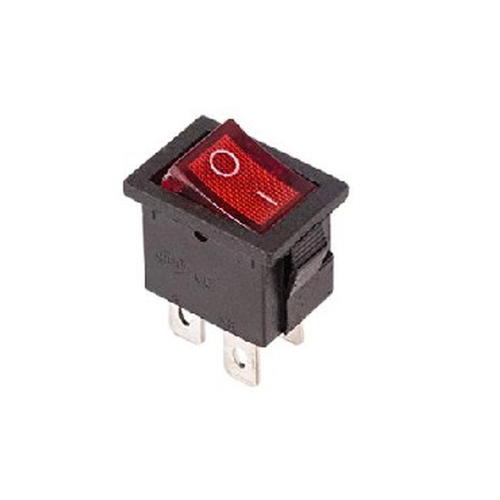 Выключатель-кнопка REXANT (36-2190) выключатель клавишный (RWB-207, SC-768) красный (100)