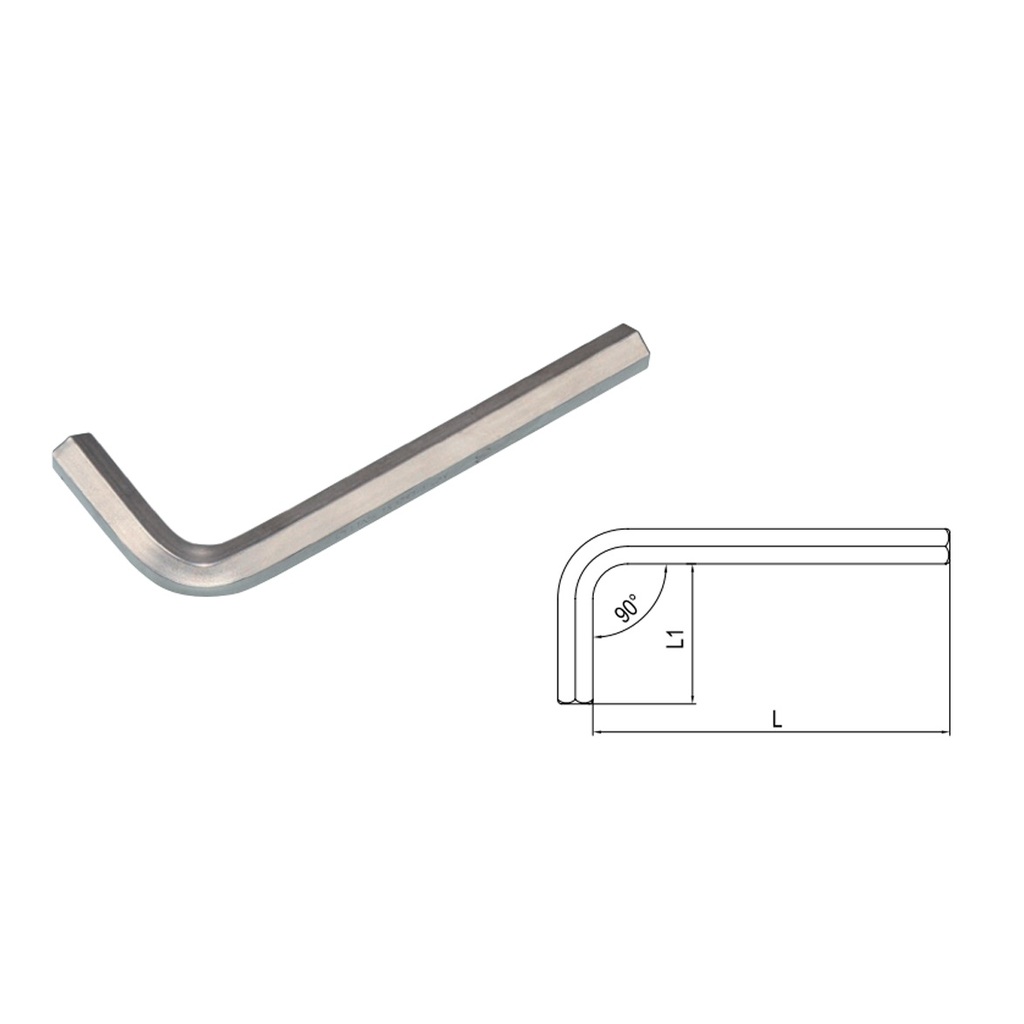 Г-образный 6-гранный ключ 16 мм IZELTAS 4900220160