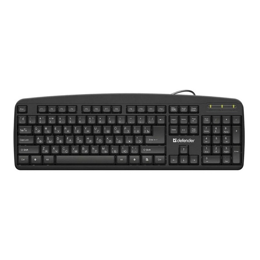 Проводная клавиатура полноразмерная DEFENDER Office HB-910 RU, black 45910 XIAOMI