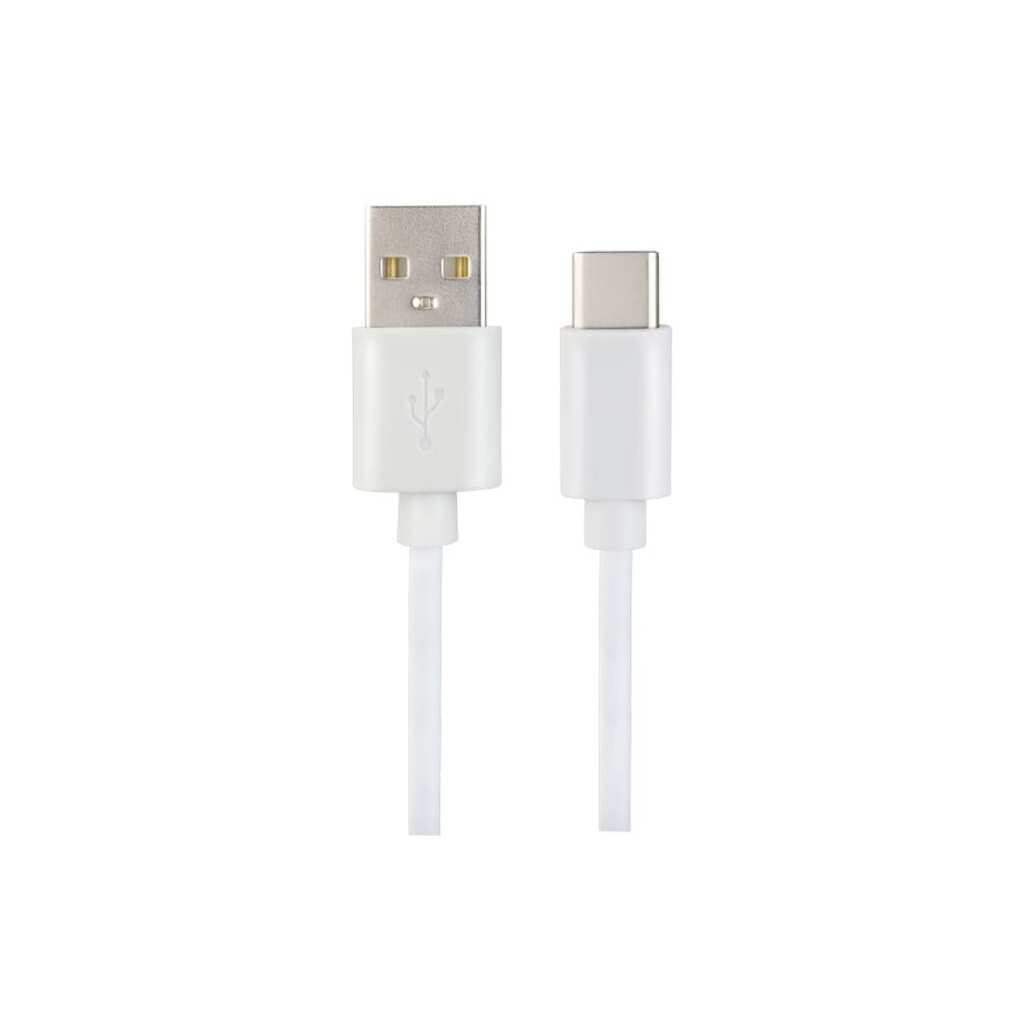 Кабель PERFEO USB2.0 A вилка - USB Type-C вилка белый длина 1 м. бокс U4704 30 013 255