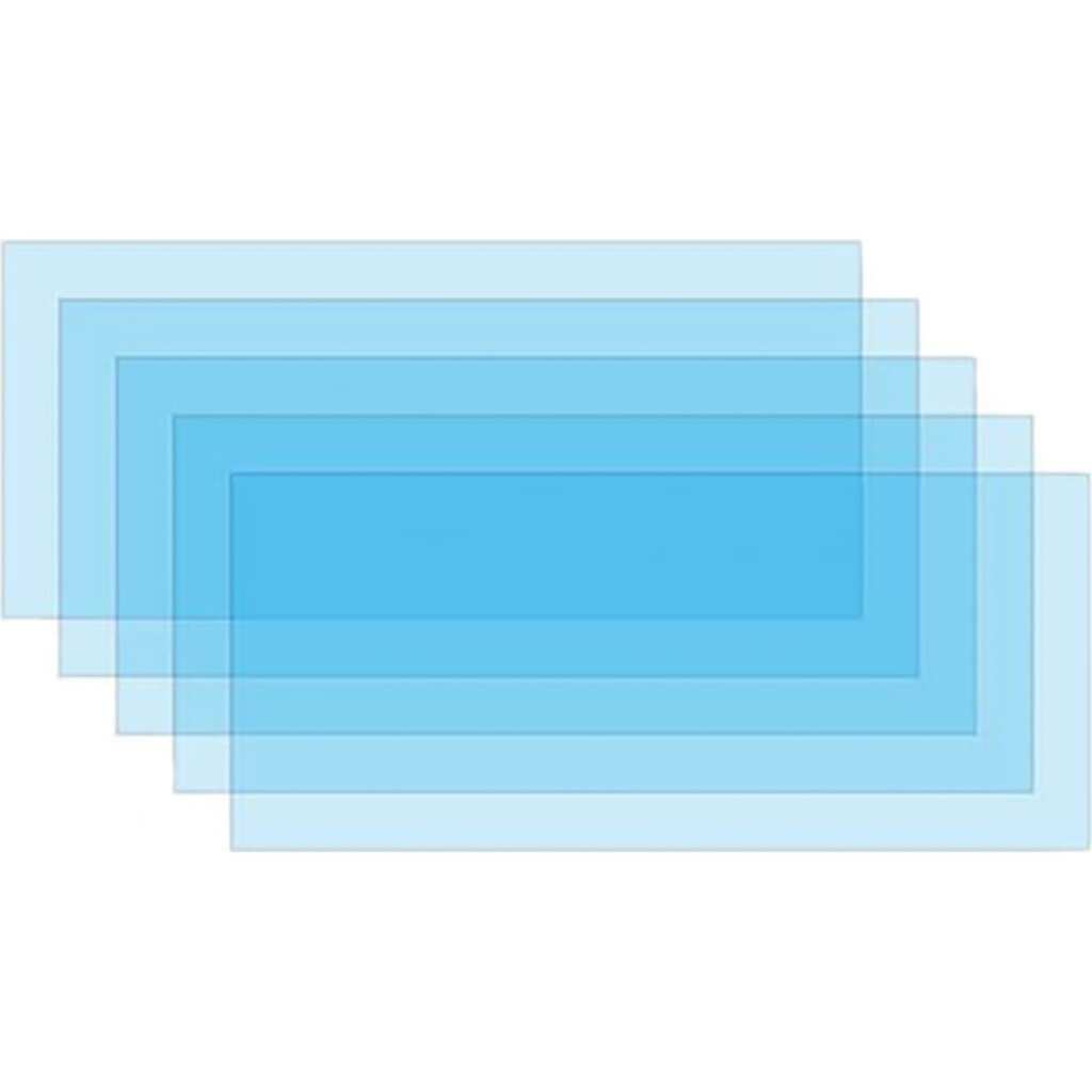 Стекло защитное внутреннее к маске сварщика 5 шт, 103х69 мм SOLARIS WA-2485
