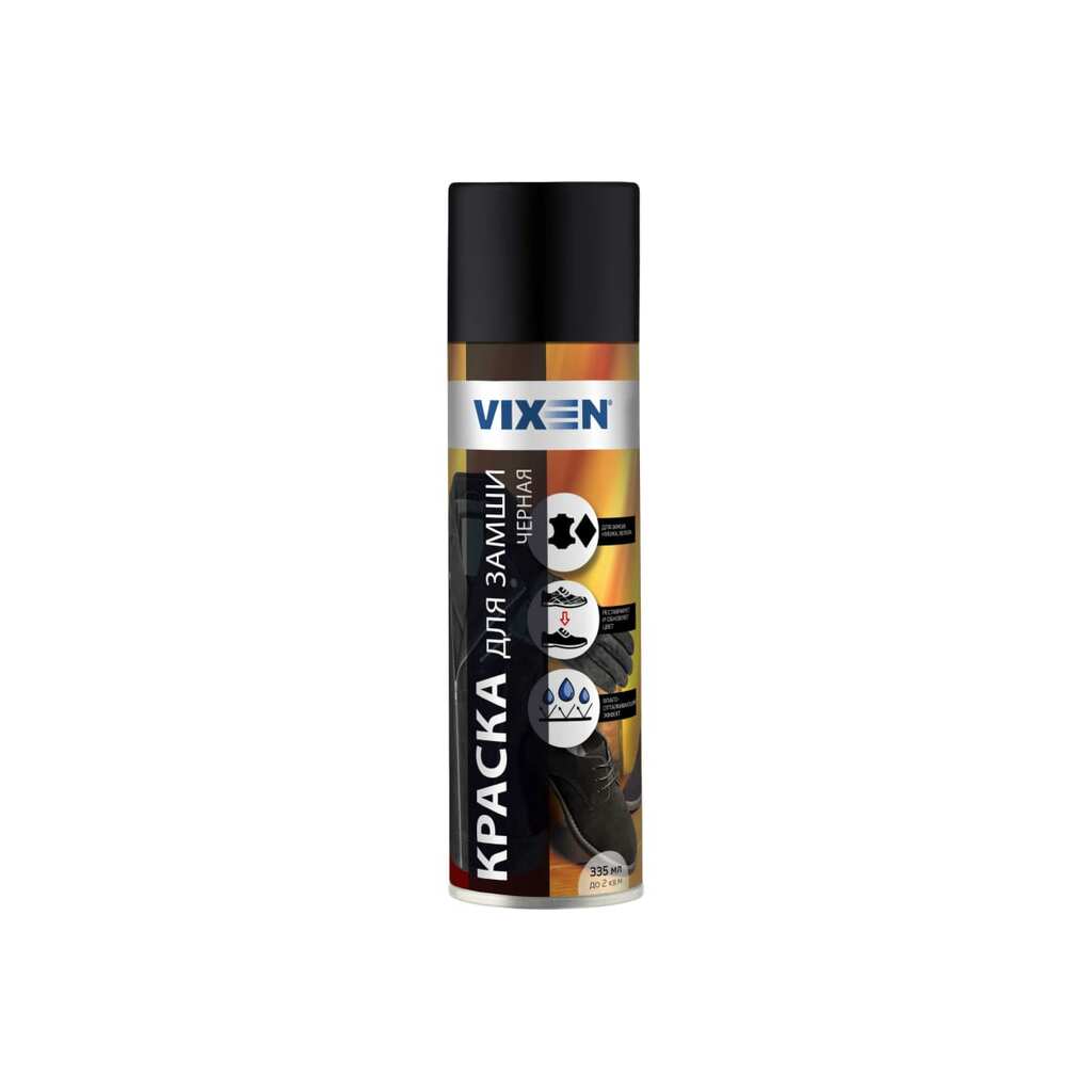 Краска для замши Vixen (черная; аэрозоль 335 мл) VX90025