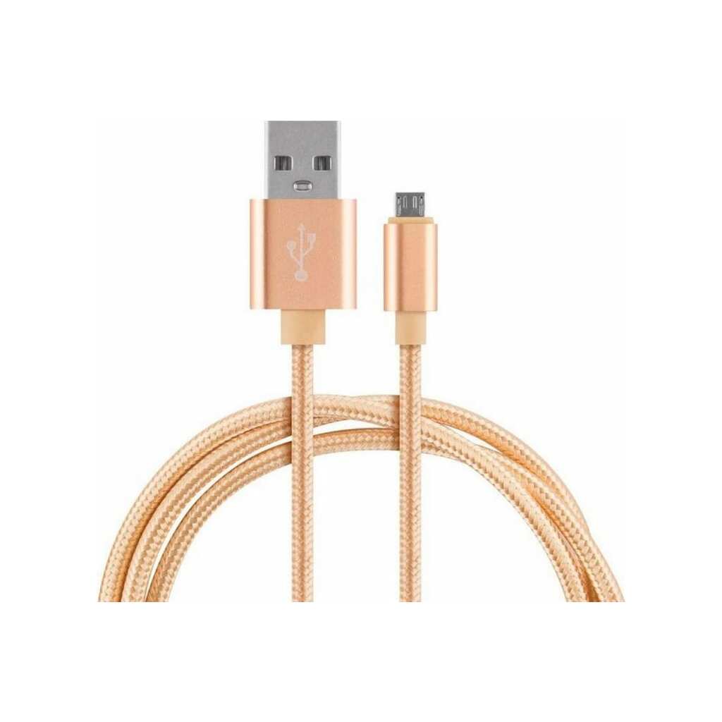 Кабель ENERGY ET-28 USB/Lightning, цвет - золотой 104098