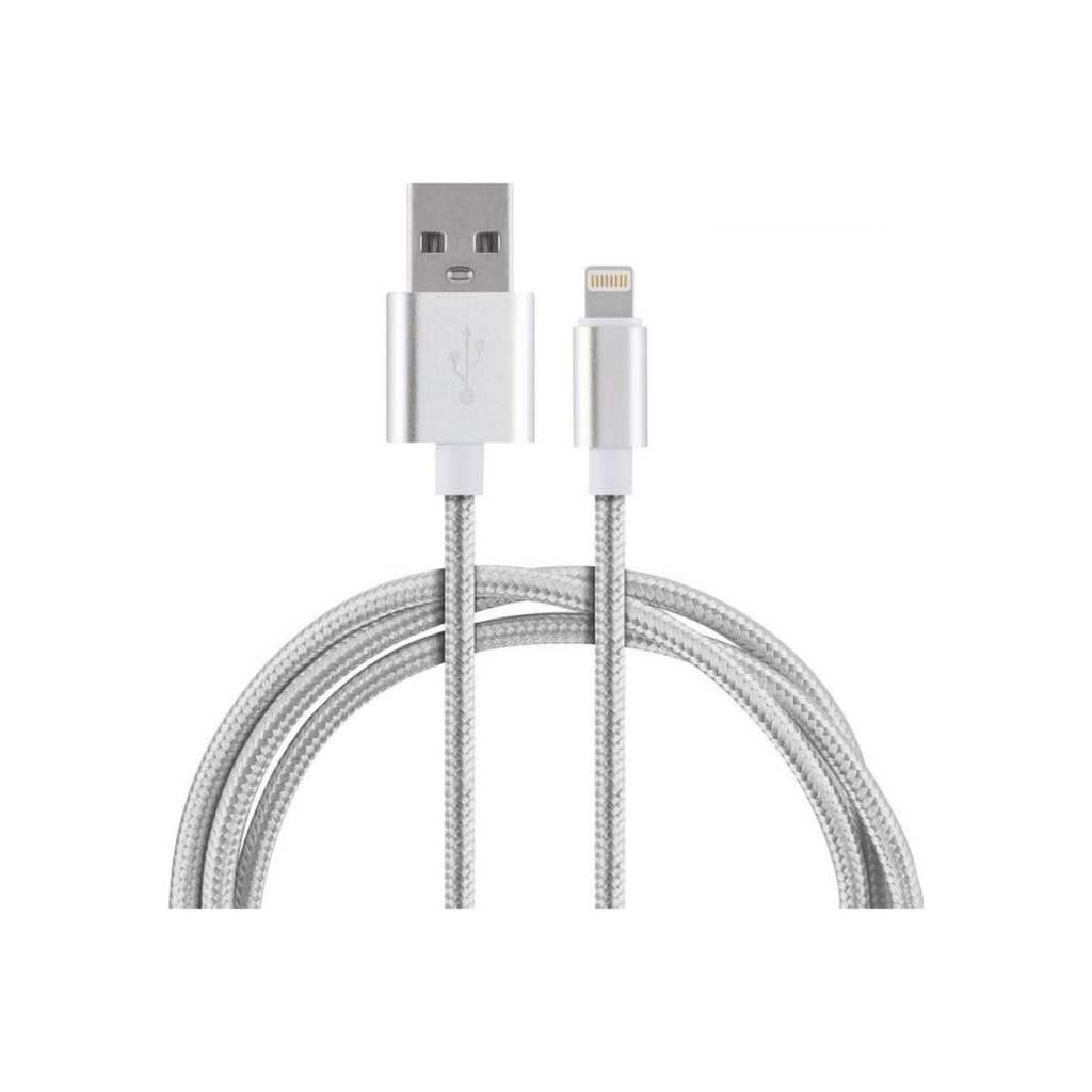 Кабель ENERGY ET-29-2 USB/Lightning, цвет - серебро 104110