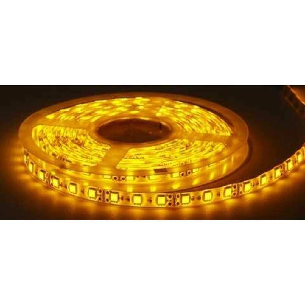 Светодиодная лента TDM SMD5050-60-54-12-144-YE 60LED/м, IP54, 12В, 14.4Вт, желтый, SQ0331-0073