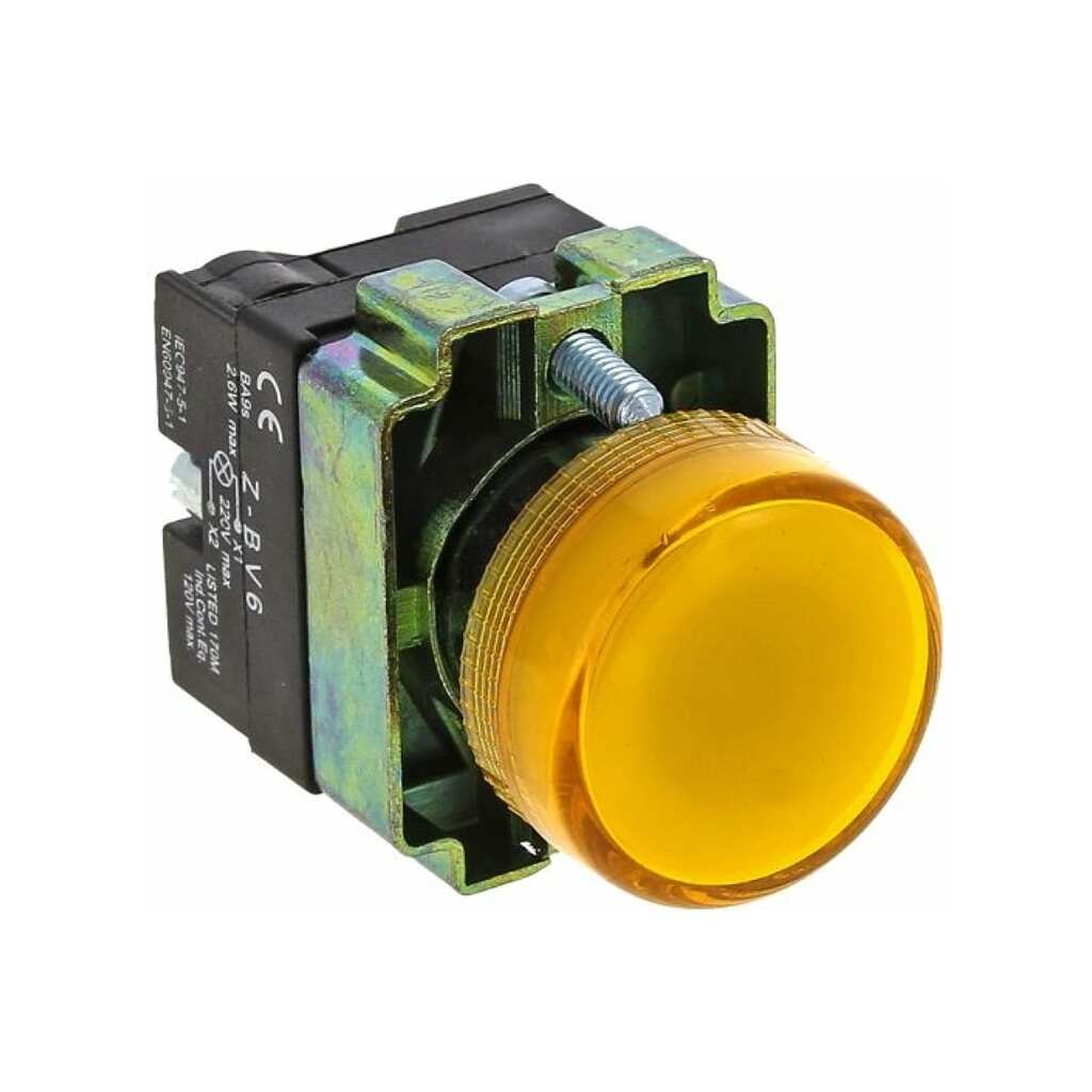 Сигнальная лампа EKF BV65 желтая, упаковка (10 шт) PROxima xb2-bv65
