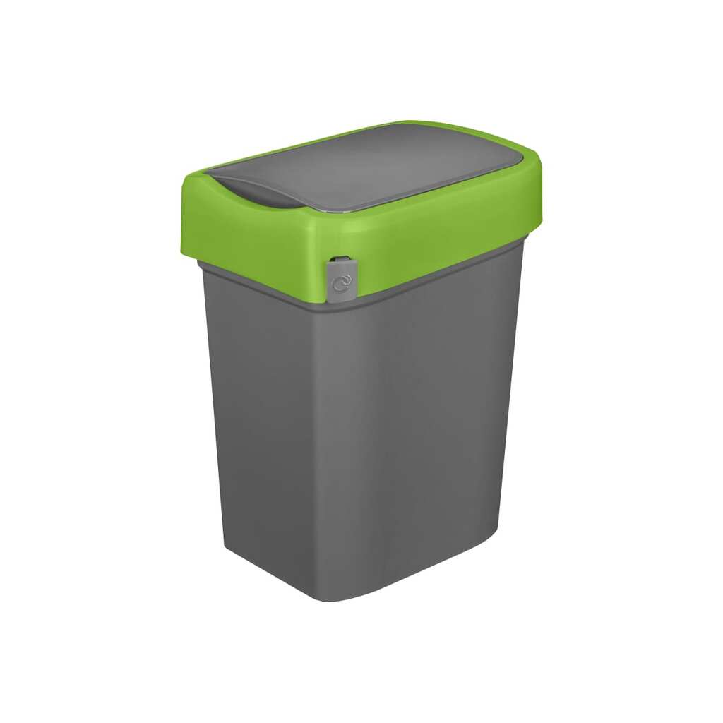 Контейнер для мусора Бытпласт SMART BIN 10 л зеленый 434214709 Econova
