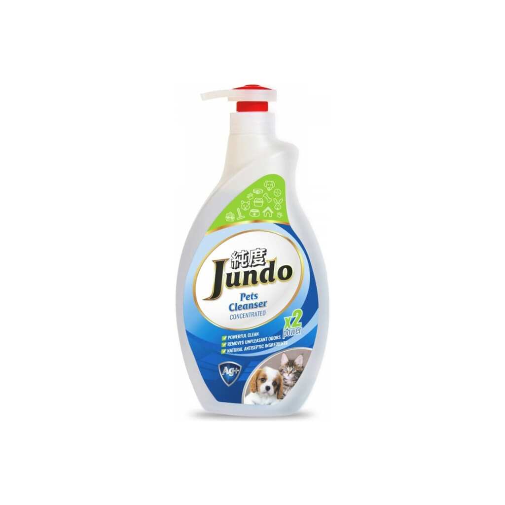 Гель для уборки за домашними животными Jundo Pets cleanser с дозатором, 1 л 4903720020425