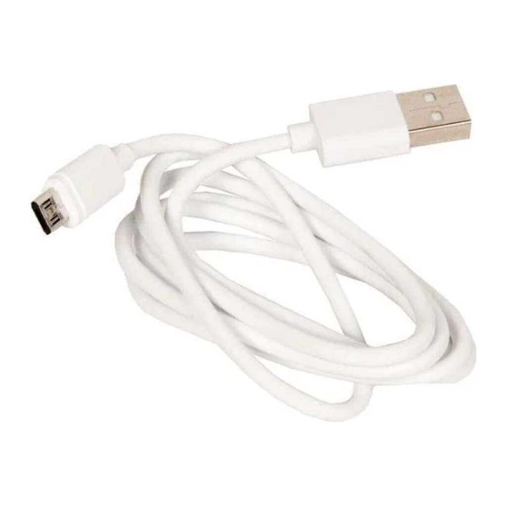 Кабель ZeepDeep OneLove Micro USB, 3A, FastCharging, 1м, white 858597