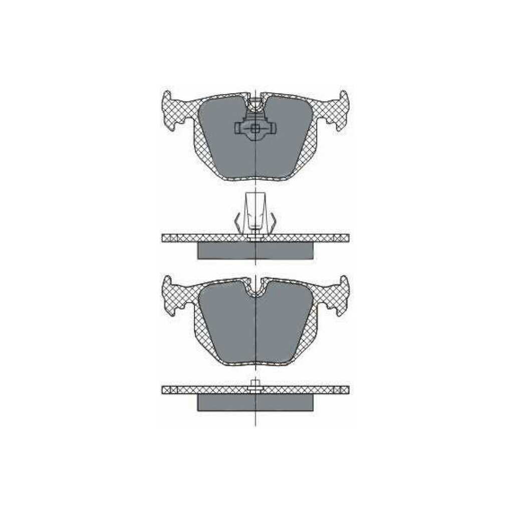 Тормозные колодки 4 шт SCT SP271 SCT GERMANY