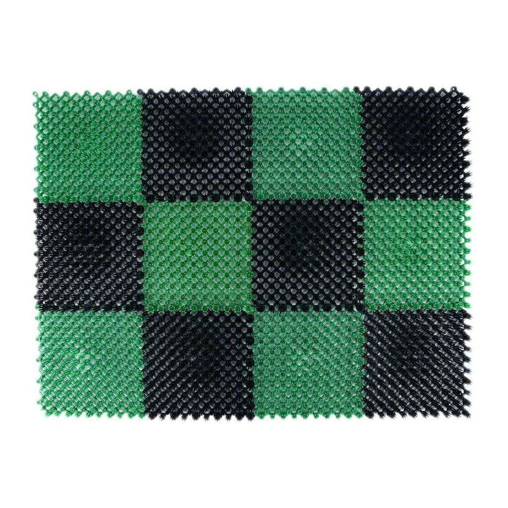 Коврик Бацькина баня Gras 41x54 см, черно-зеленый 92058