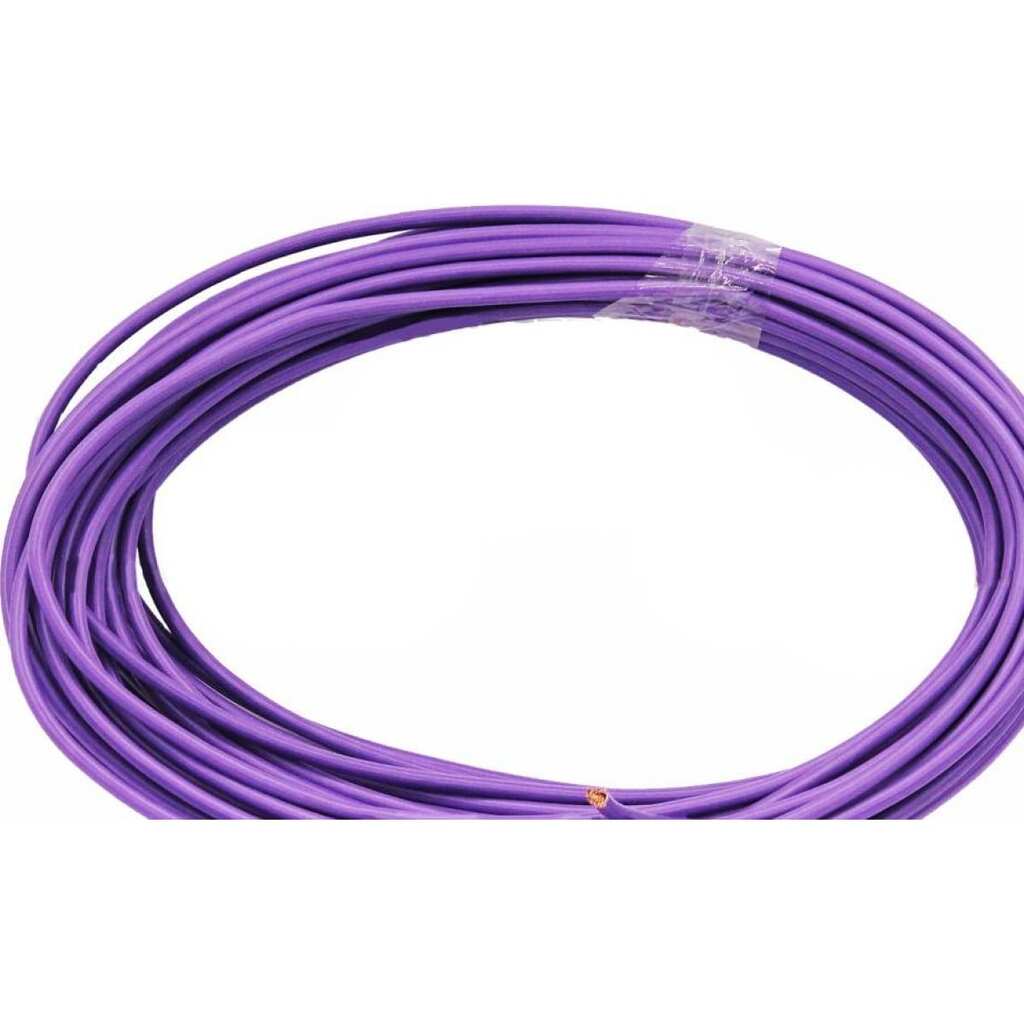Провод VOLTON ПВАМ 4 кв.мм, 10м (фиолетовый) VLT400109