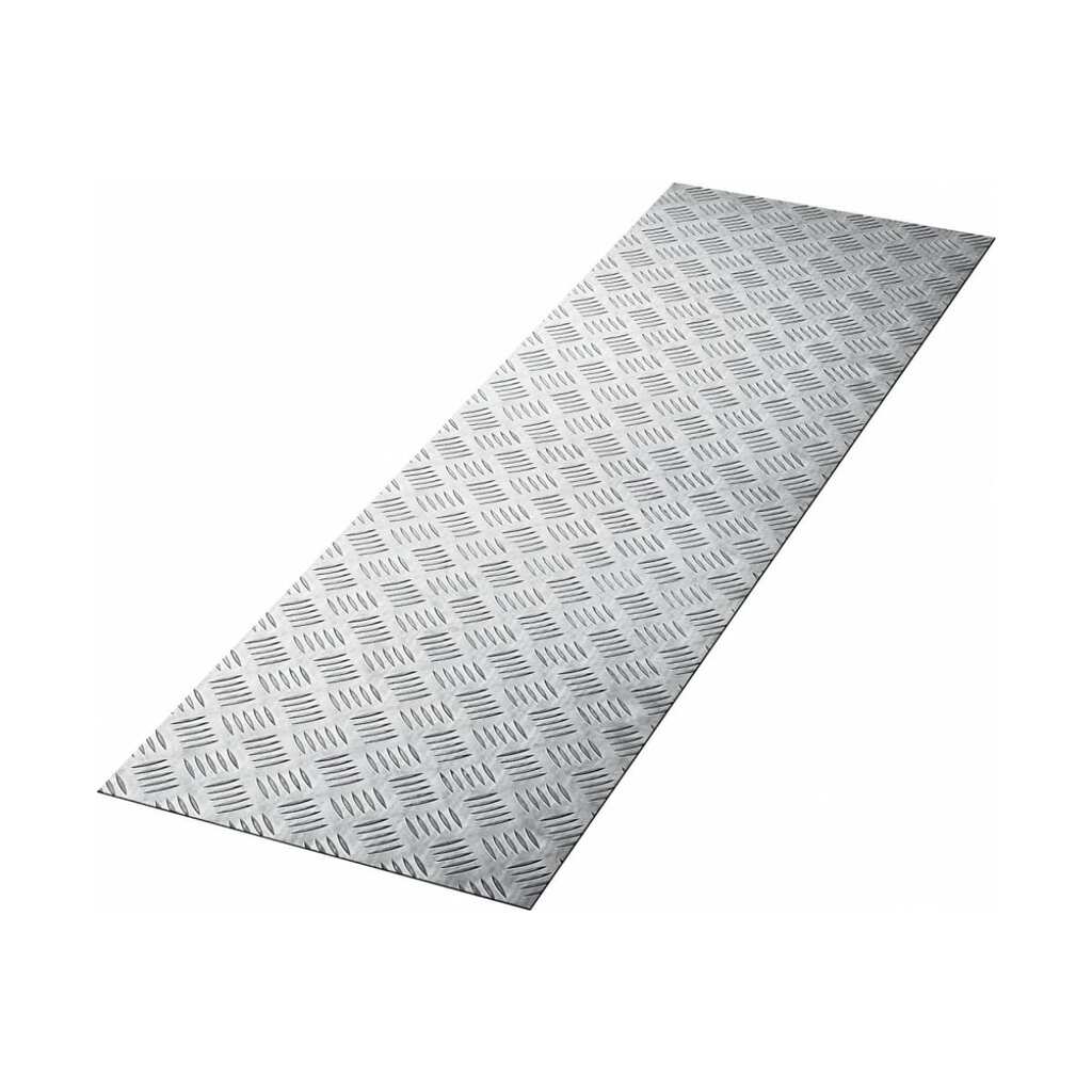 Алюминиевый рифленый лист ЗУБР квинтет, 300x1200x1.5 мм 53831