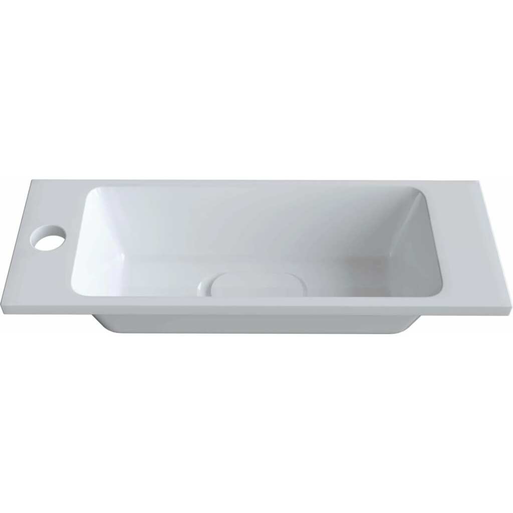 Полувстраиваемая раковина для ванной uperwood Modul_60 см, прямоугольная 2911020338