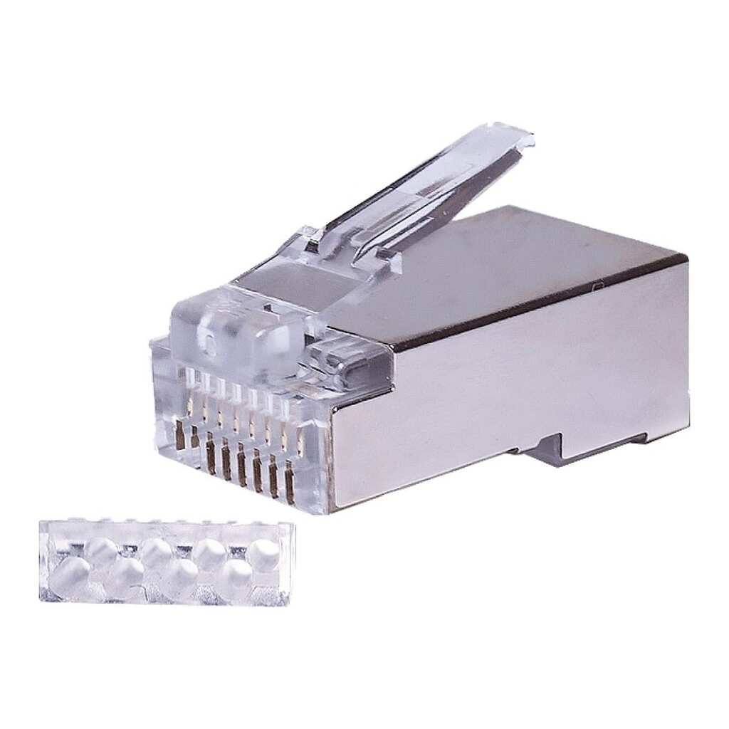 Коннекторы SUPRLAN 8P8C F/UTP Cat.6 3U (RJ-45) (100 pcs) 10-0202