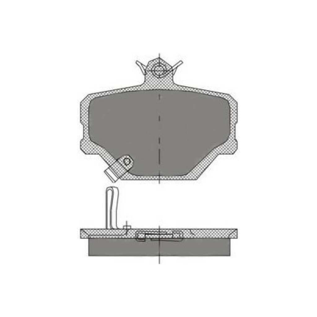 Колодки тормозные комплект 4 шт SCT SP405 SCT GERMANY