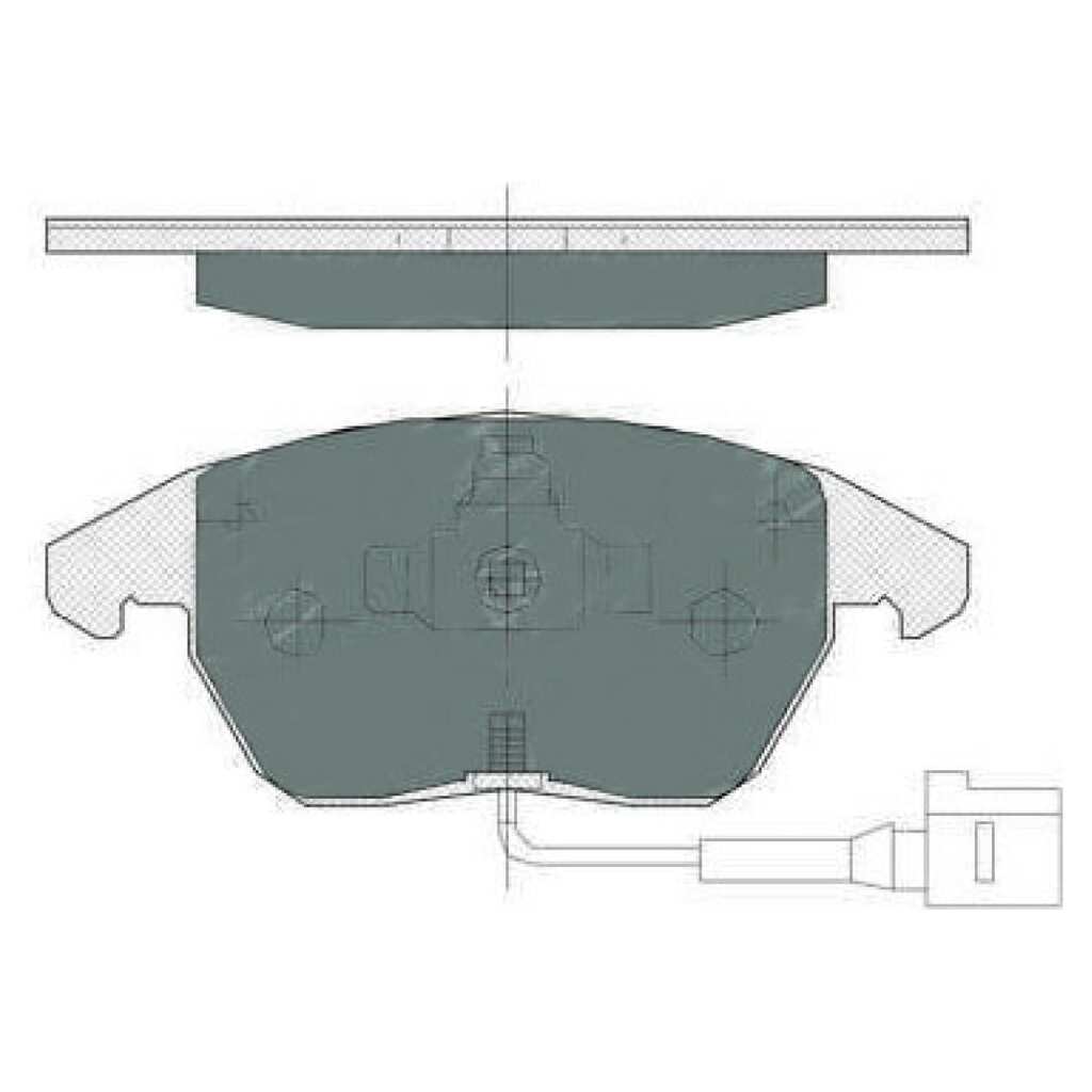 Колодки тормозные комплект 4 шт SCT SP367 SCT GERMANY