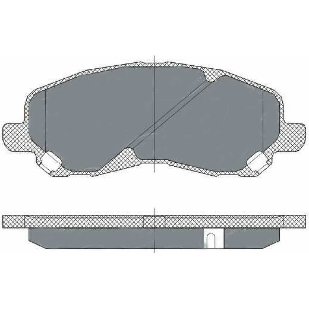 Колодки тормозные комплект 4 шт SCT SP273 SCT GERMANY