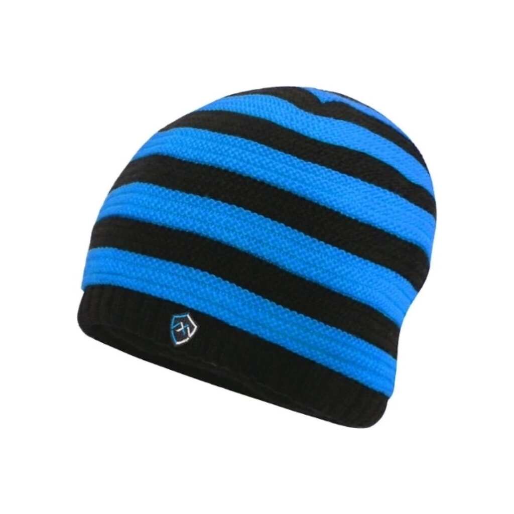 Детская водонепроницаемая шапка Dexshell Children Beanie Stripe, синяя DH552BU