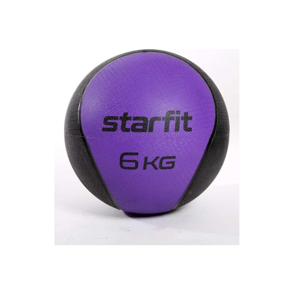 Медбол высокой плотности Starfit GB-702 6 кг, фиолетовый УТ-00018939