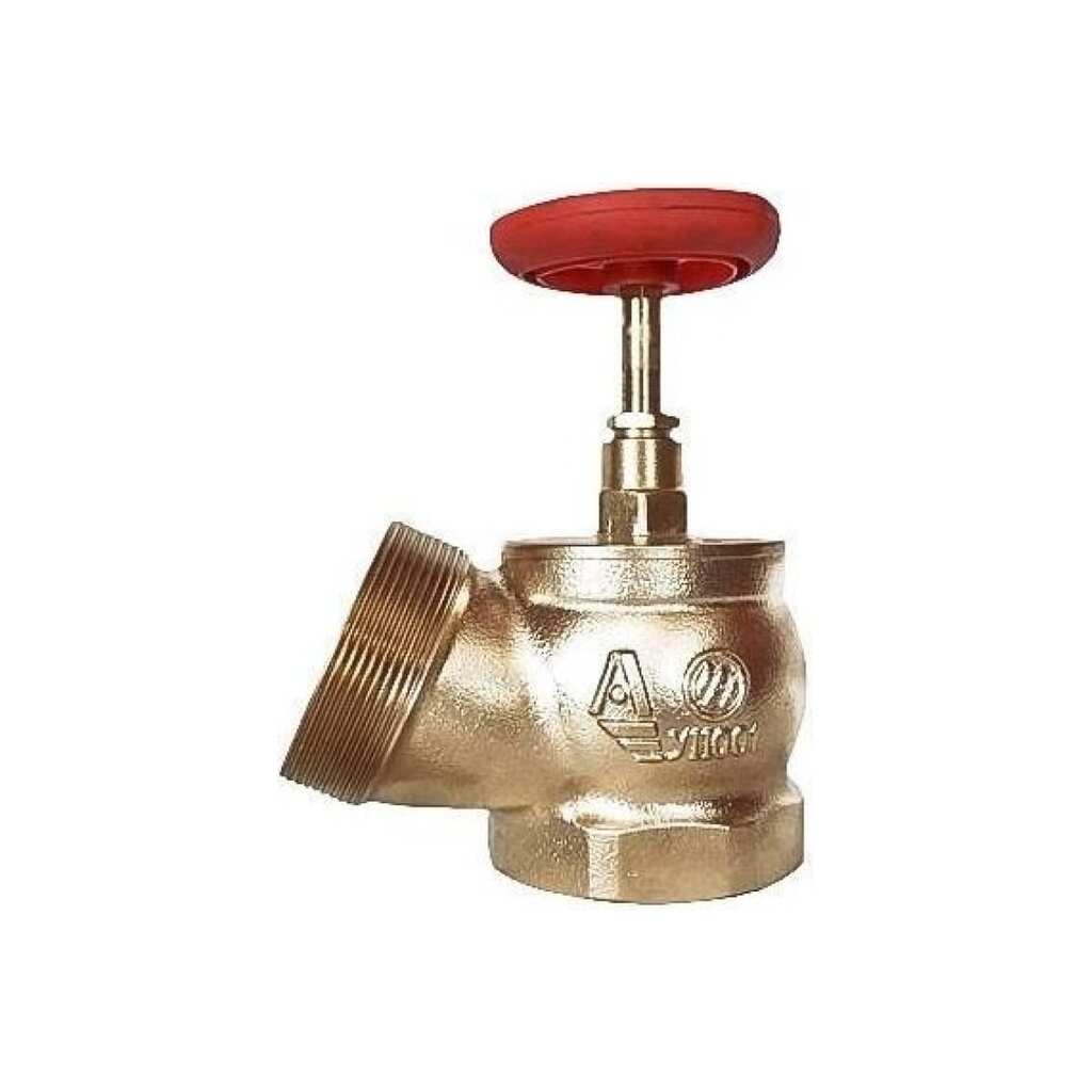 Пожарный клапан Апогей КПЛ 50-1 латунный, 125 град., муфта-цапка, ВР/НР 110001