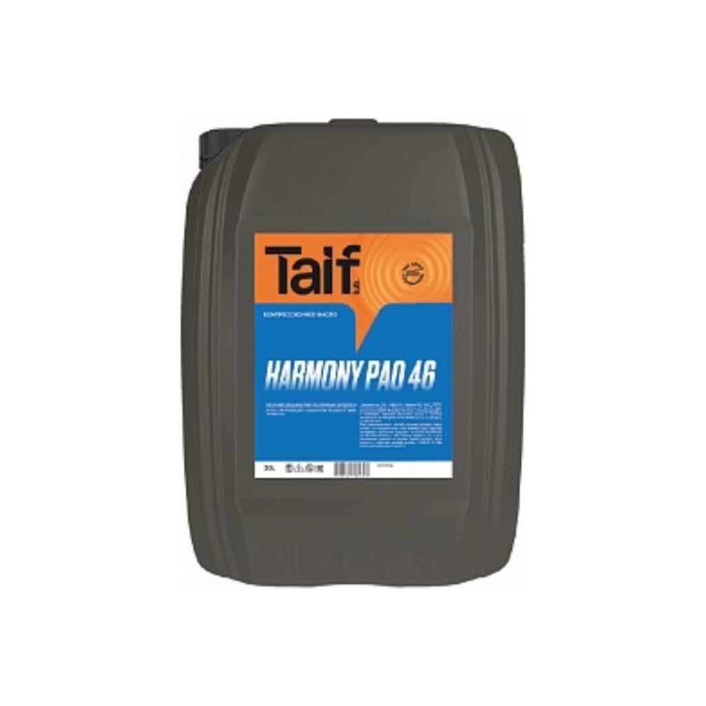 Масло компрессорное TAIF HARMONY PAO 46 20 л TAIF 213165