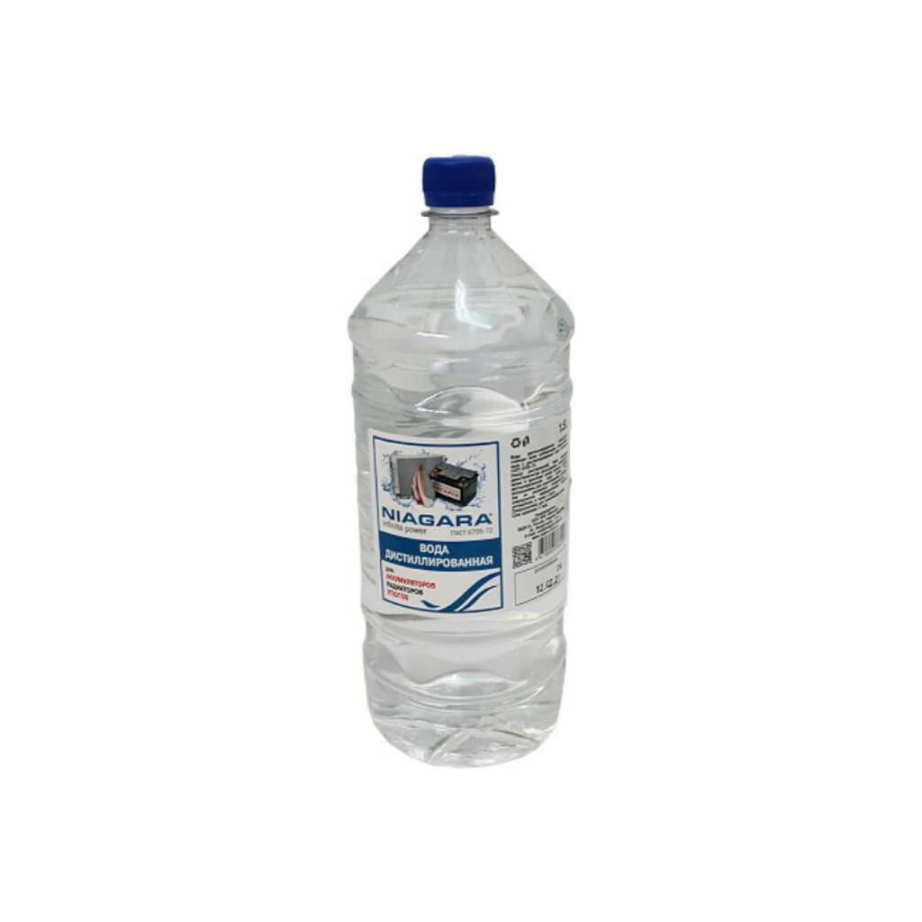 Вода дистиллированная 1.5 л Ниагара NIAGARA 1012000005