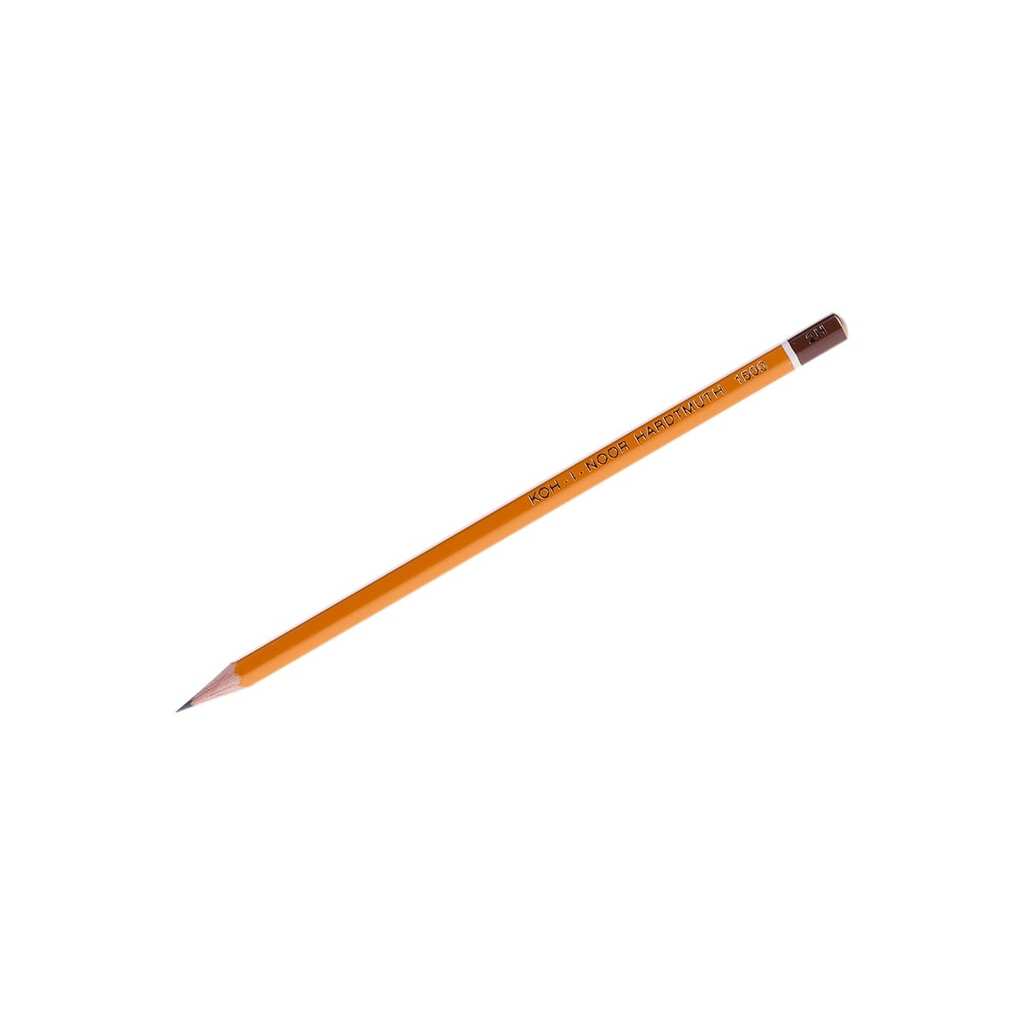 Чернографитный карандаш Koh-I-Noor 1500 2Н, заточенный 150002H01170RU