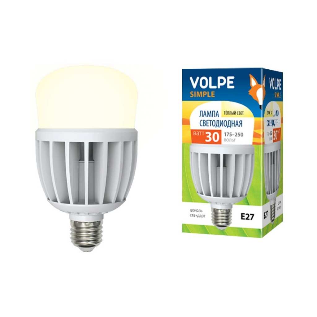 Светодиодная лампа Volpe LED-M80-30W/WW/E27/FR/S 10810