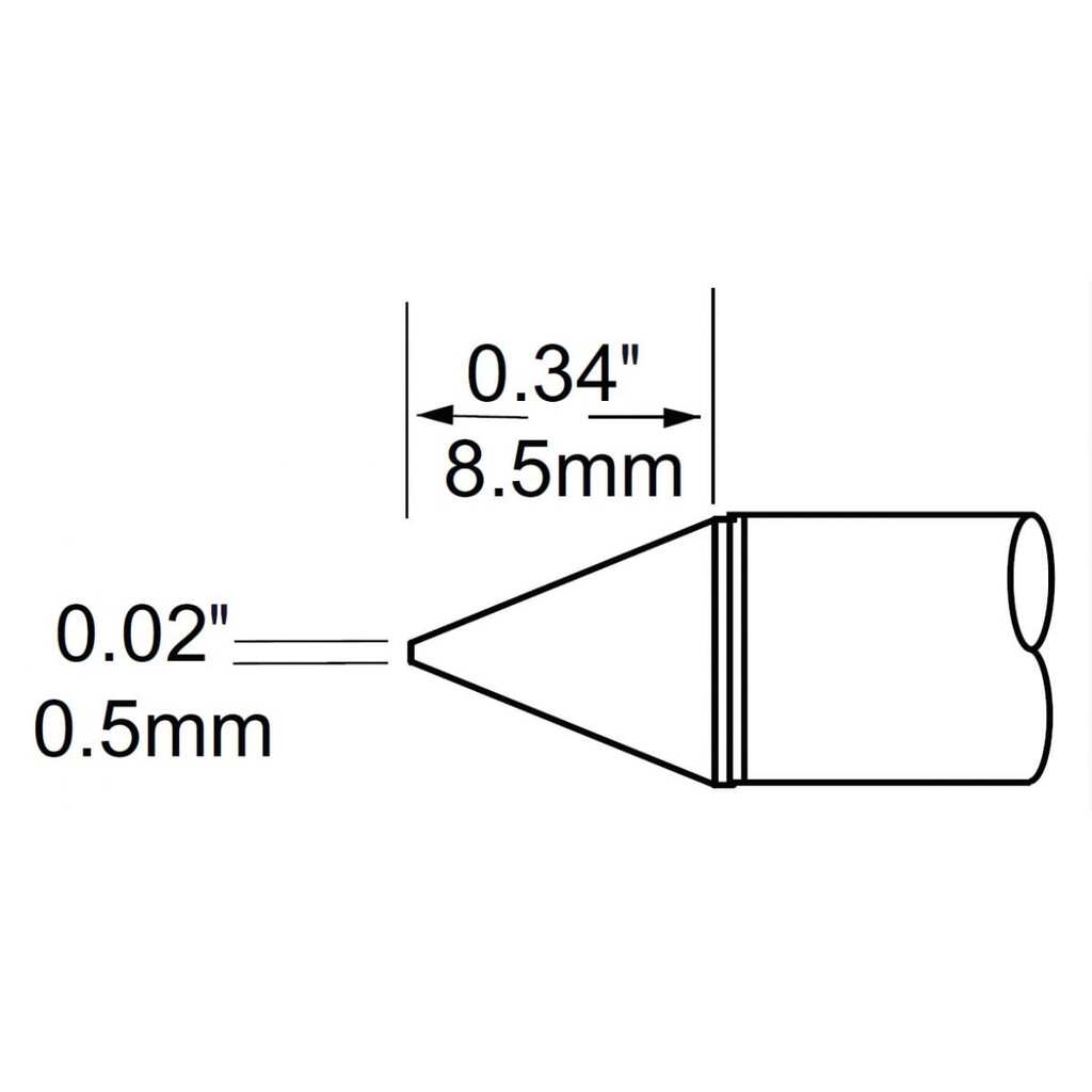 Наконечник (1х13 мм; конус) для PS900 METCAL STV-CNL10