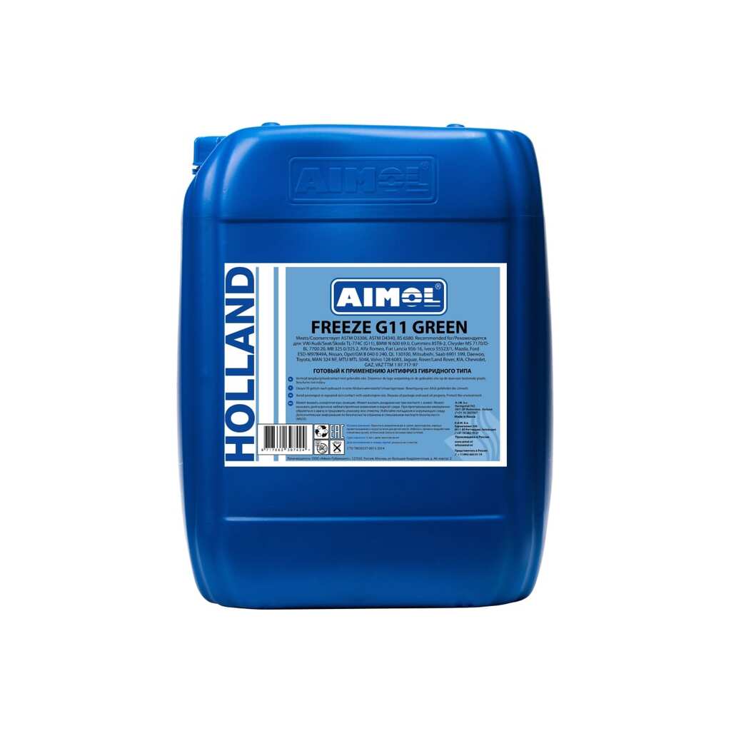 Антифриз AIMOL Freeze G11, Green, 1 кг RU 8717662397400