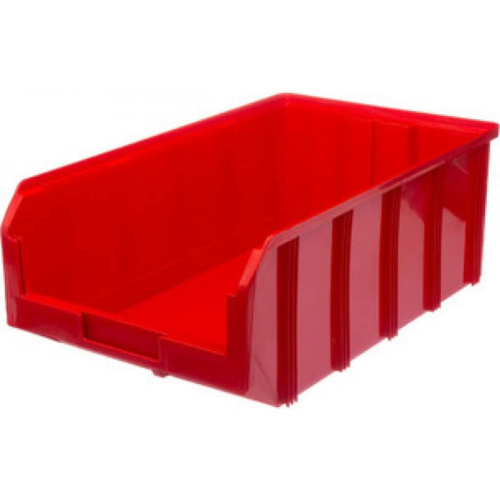 Пластиковый ящик Стелла-техник 502х305х184мм, 20 литров, V-4-красный STELLA