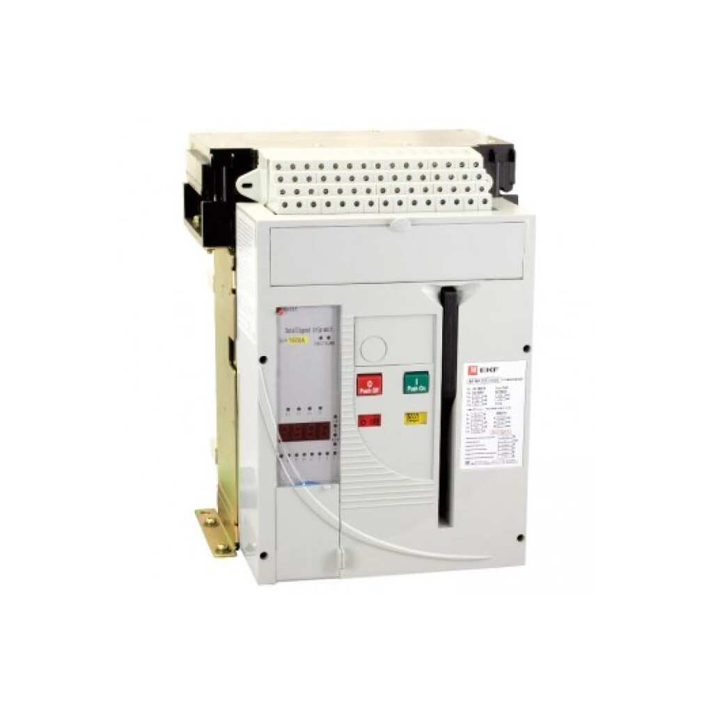 Автоматический выключатель EKF ВА-450 1600/1600А 3P 55кА стационарный SQmccb450-1600-1600