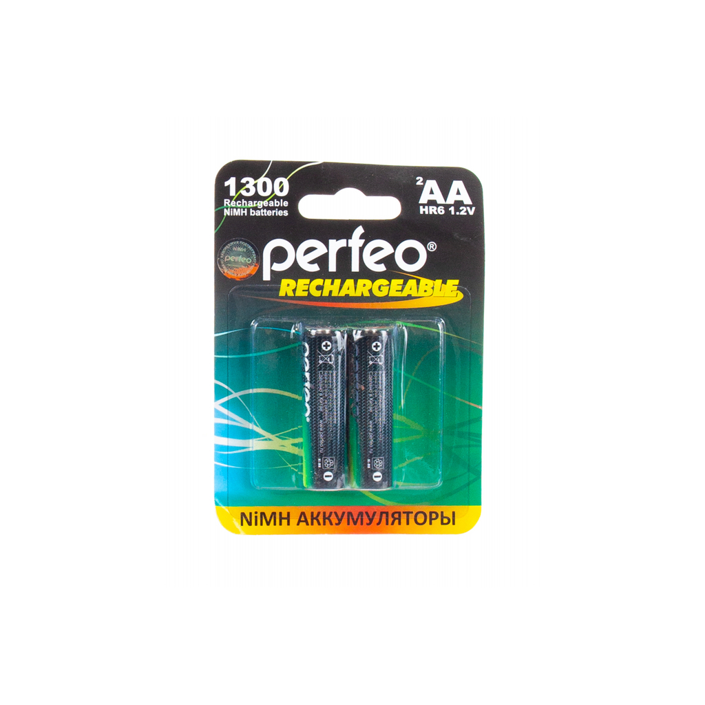 Аккумулятор PERFEO AA1300mAh 2 шт блистер 30 007 013