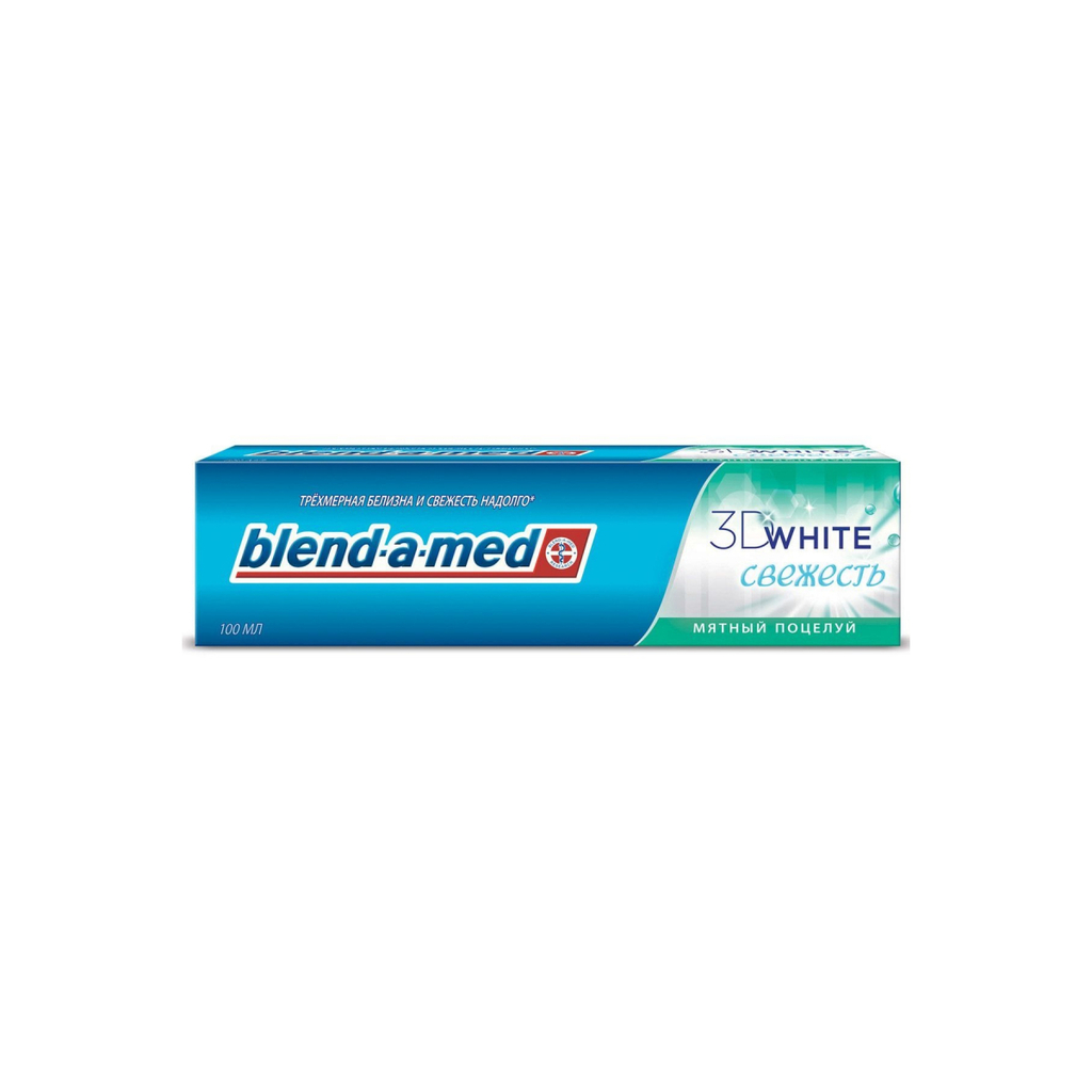 Зубная паста BLEND-A-MED 3D WHITE Мятный поцелуй 100 мл 15360 BLEND_A_MED