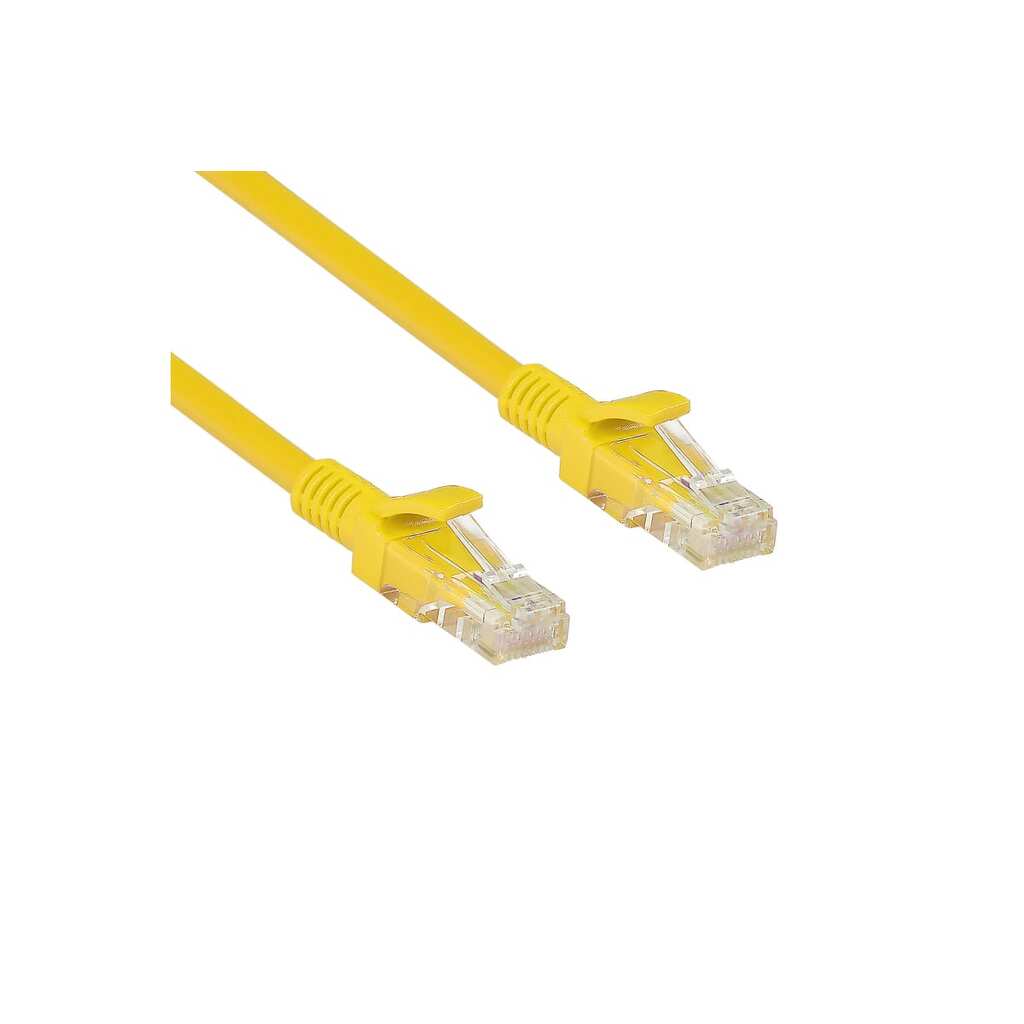 Патч-корд ExeGate UTP-RJ45-RJ45-5e-1M-YL, UTP, cat.5e, 1м, желтый 258671